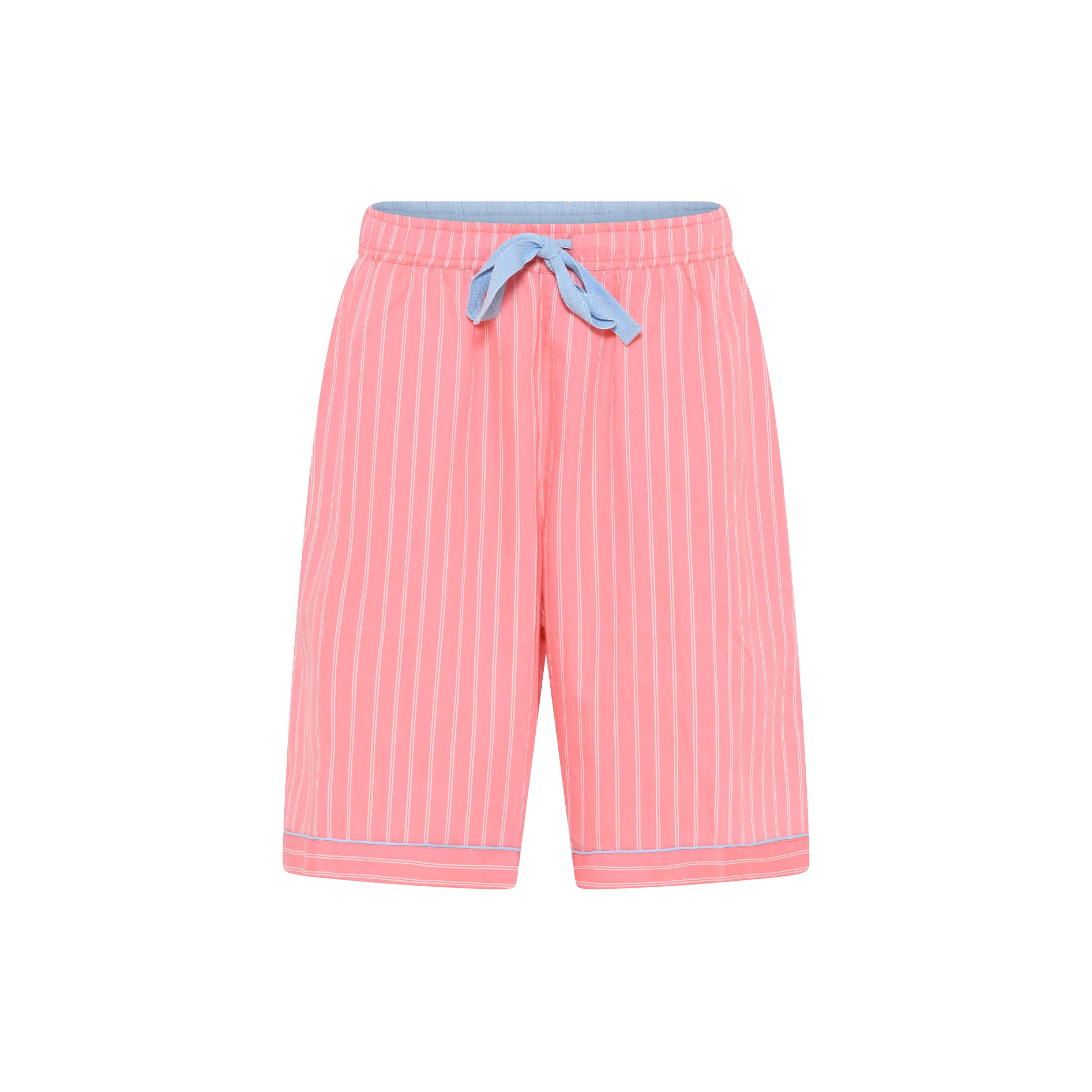 Victoria Long Shorts, Geranium Pink Stripe