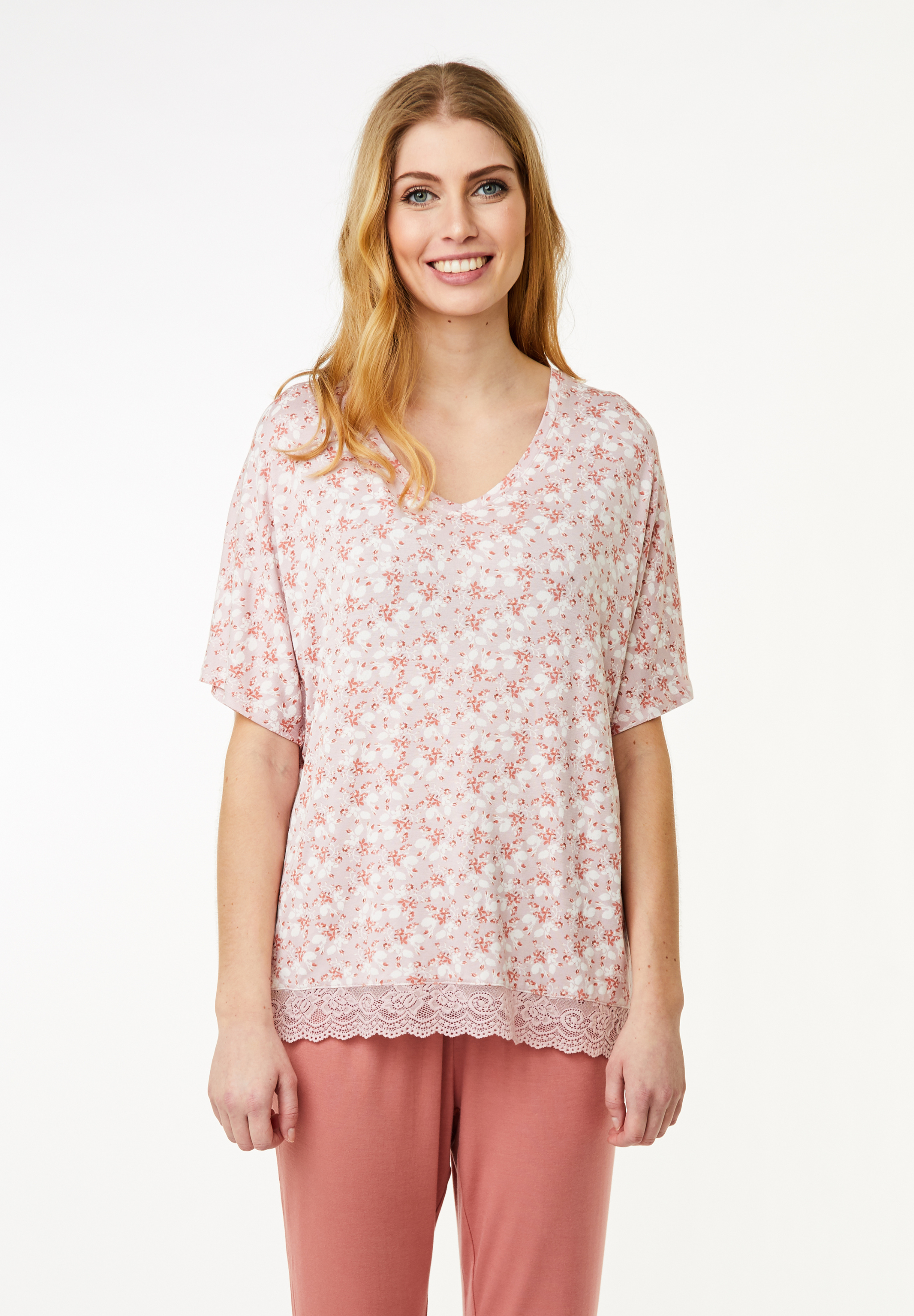 Rosa Short Sleeve T-Shirt, Violet Ice