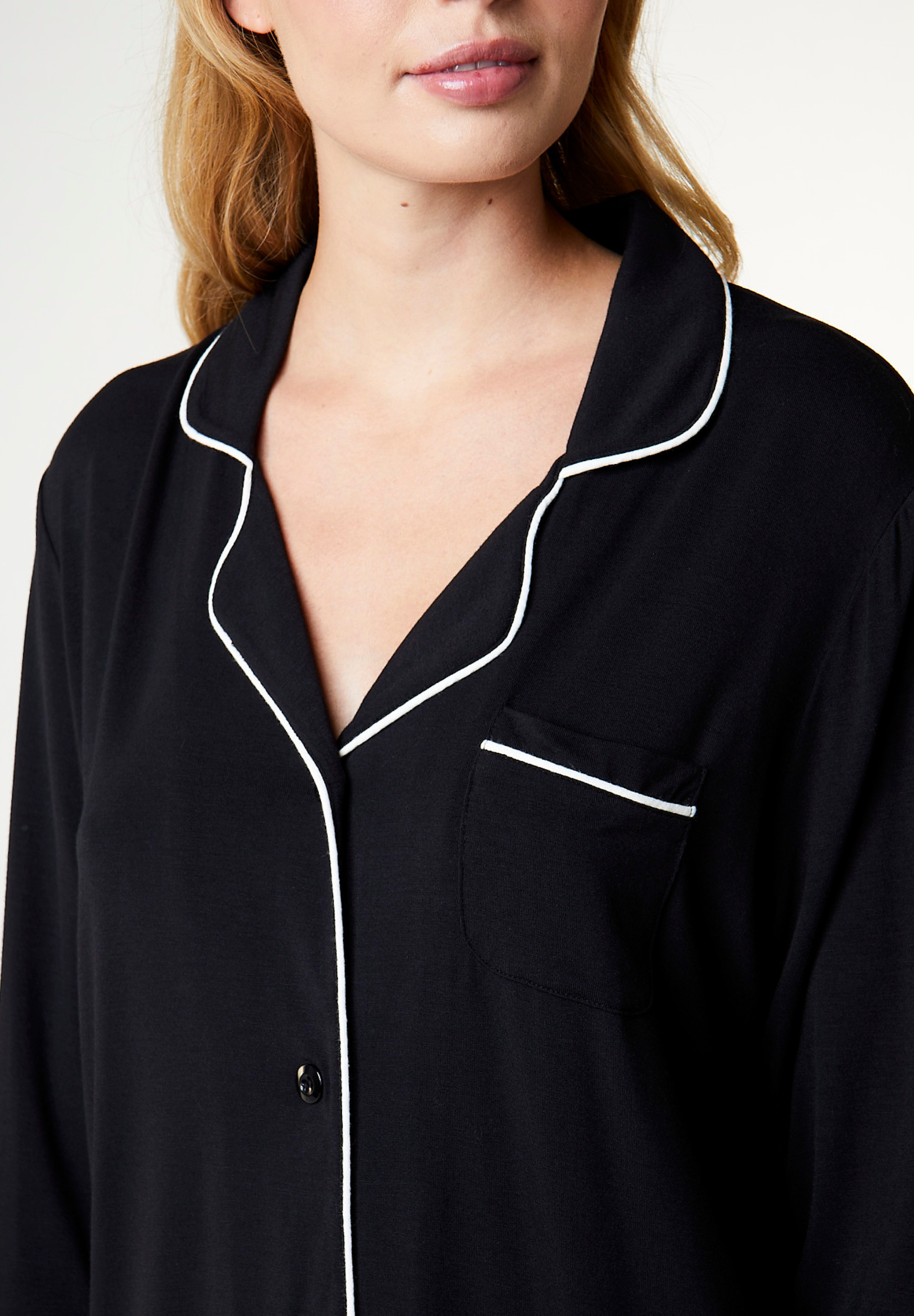 Joy Bamboo Shirt, Black