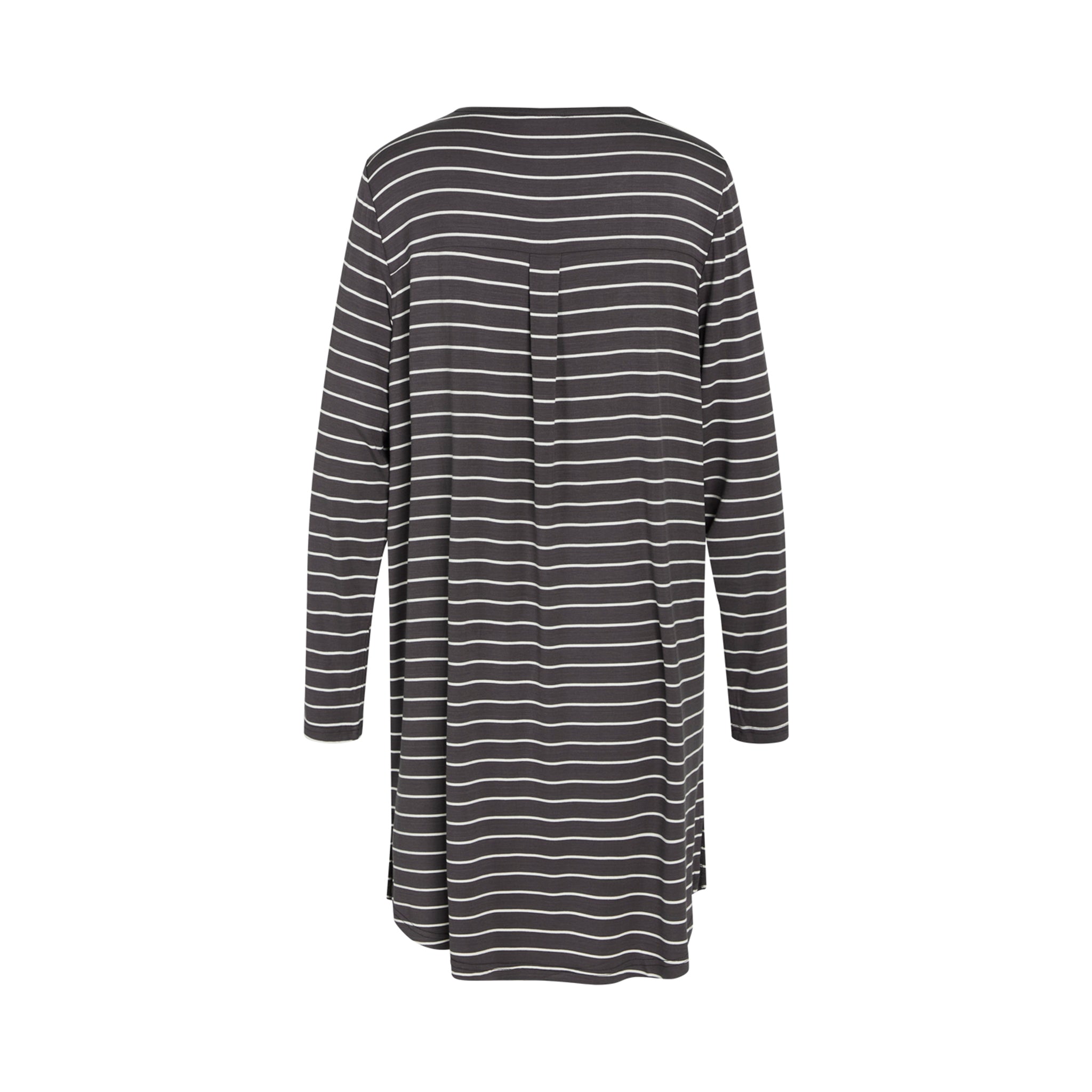 Nicole L/S Dress, Pavement Stripe