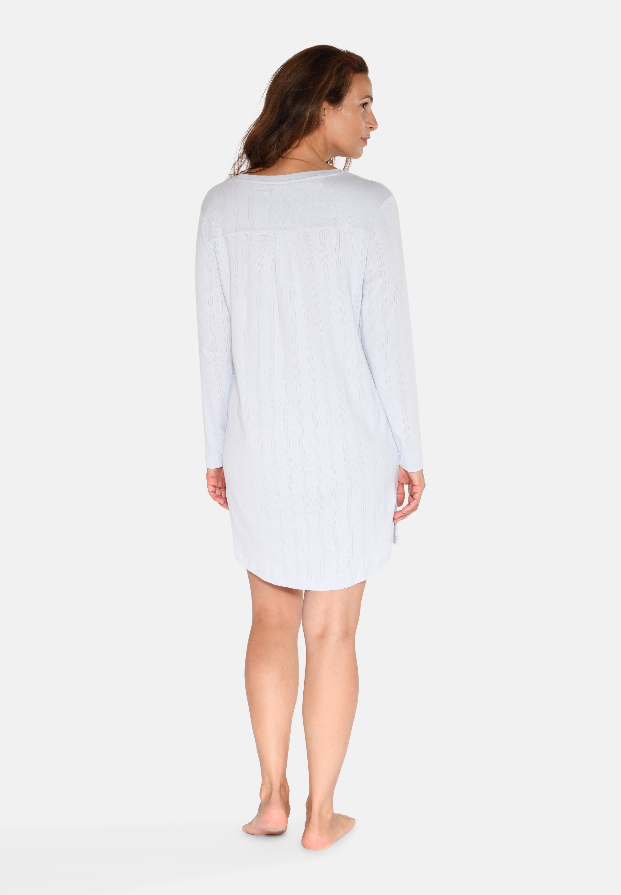 Nicole Long Sleeve Dress, Artic Ice