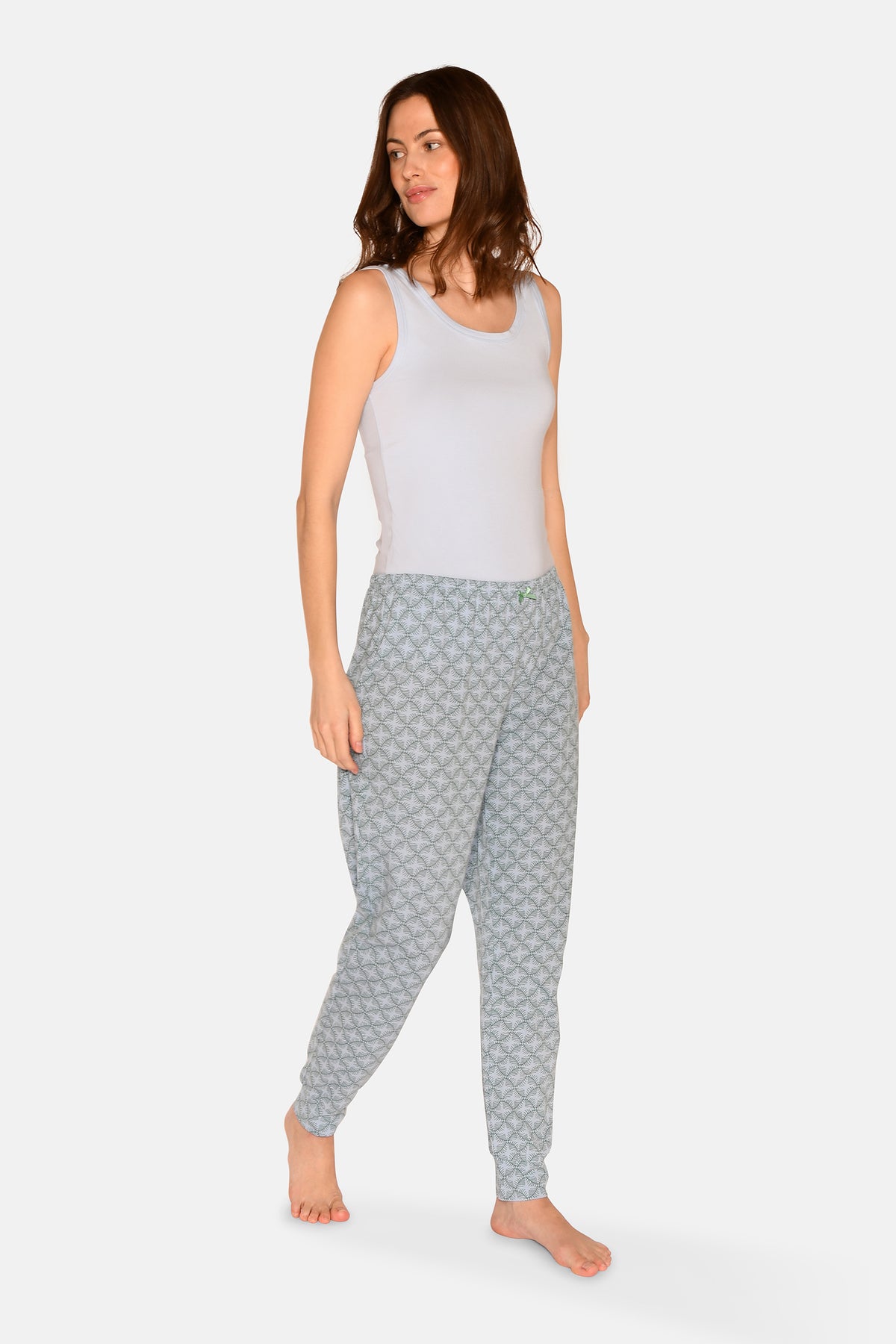 Charlotte Pants, Kentucky Blue AOP