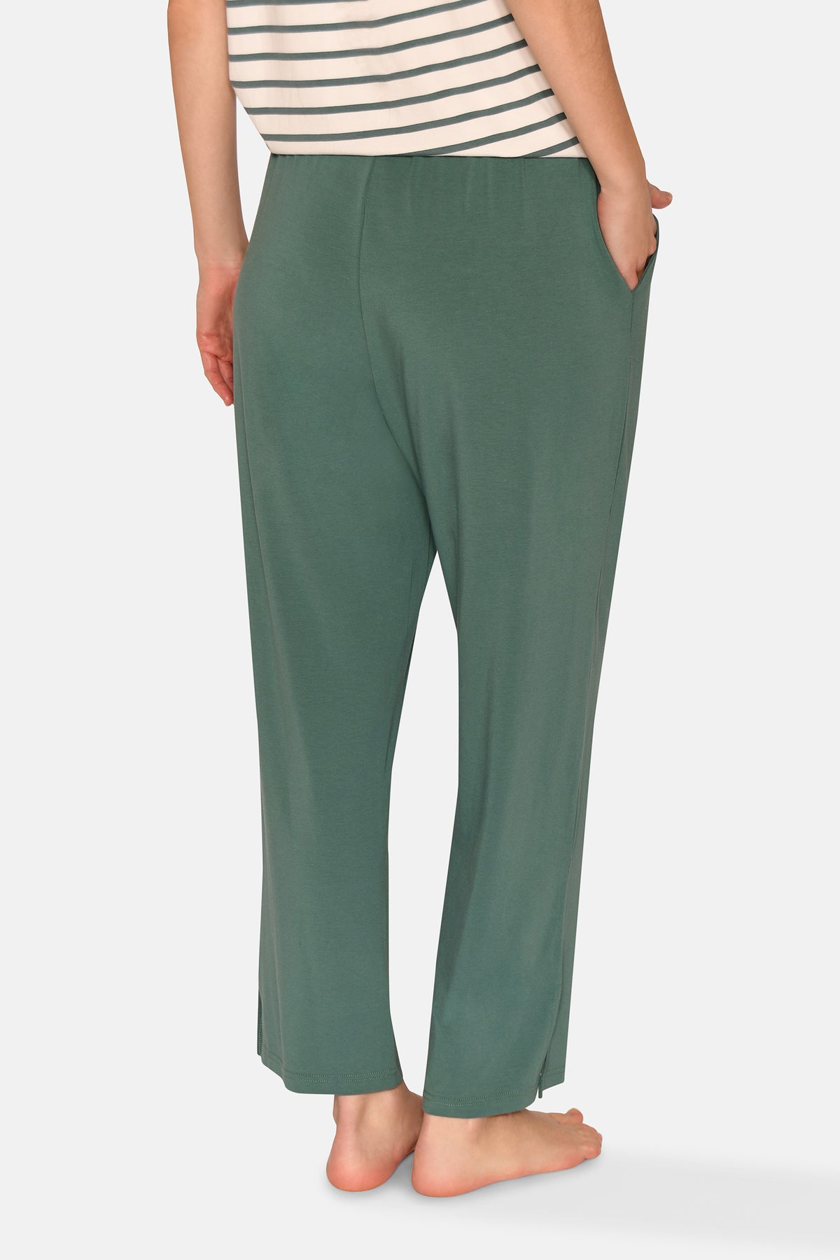 Charlot Crop Pants, Sagebrush Green