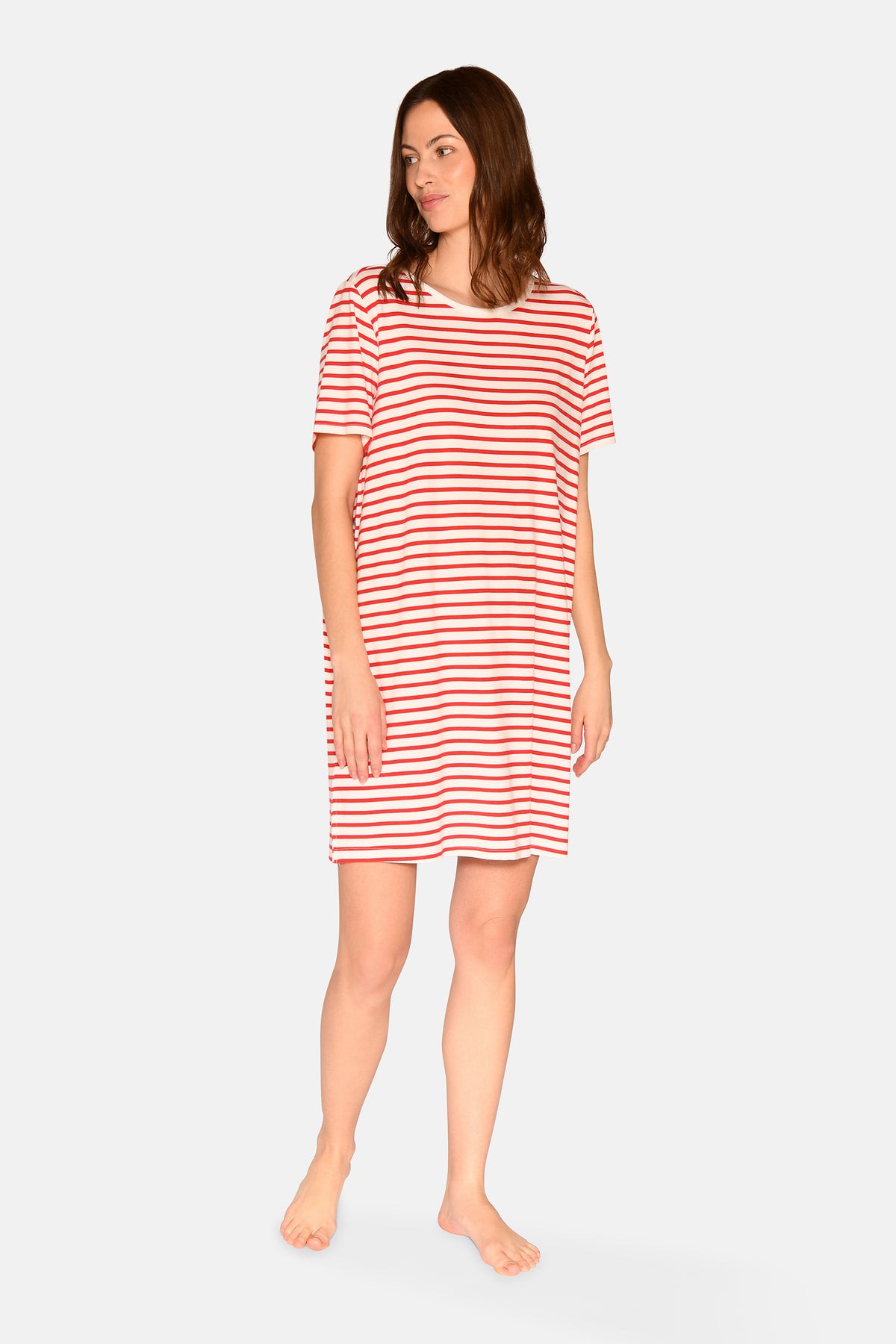 Bea S/S Dress, Bittersweet Stripe