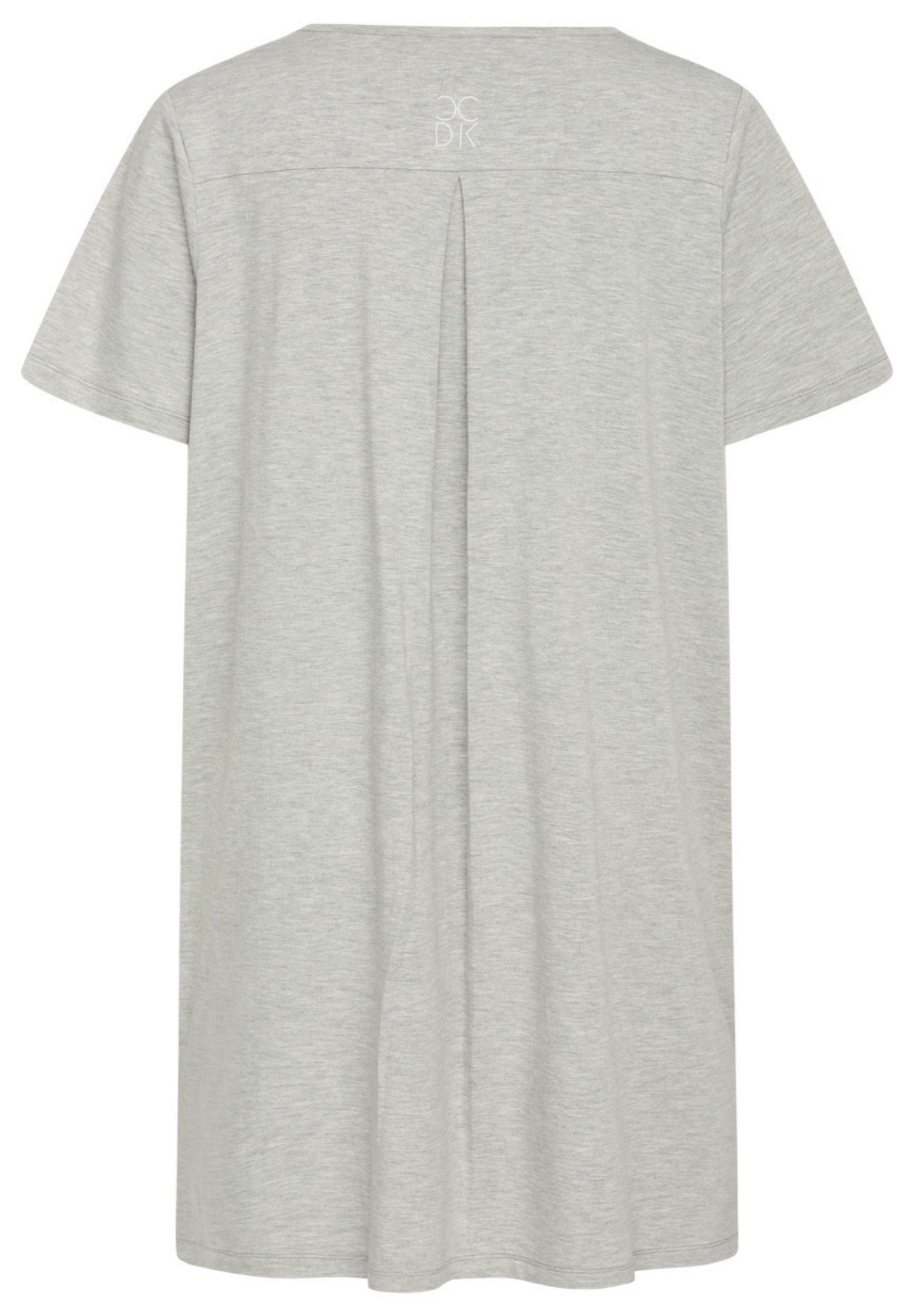 Bea Short Sleeve Dress, Grey Melange