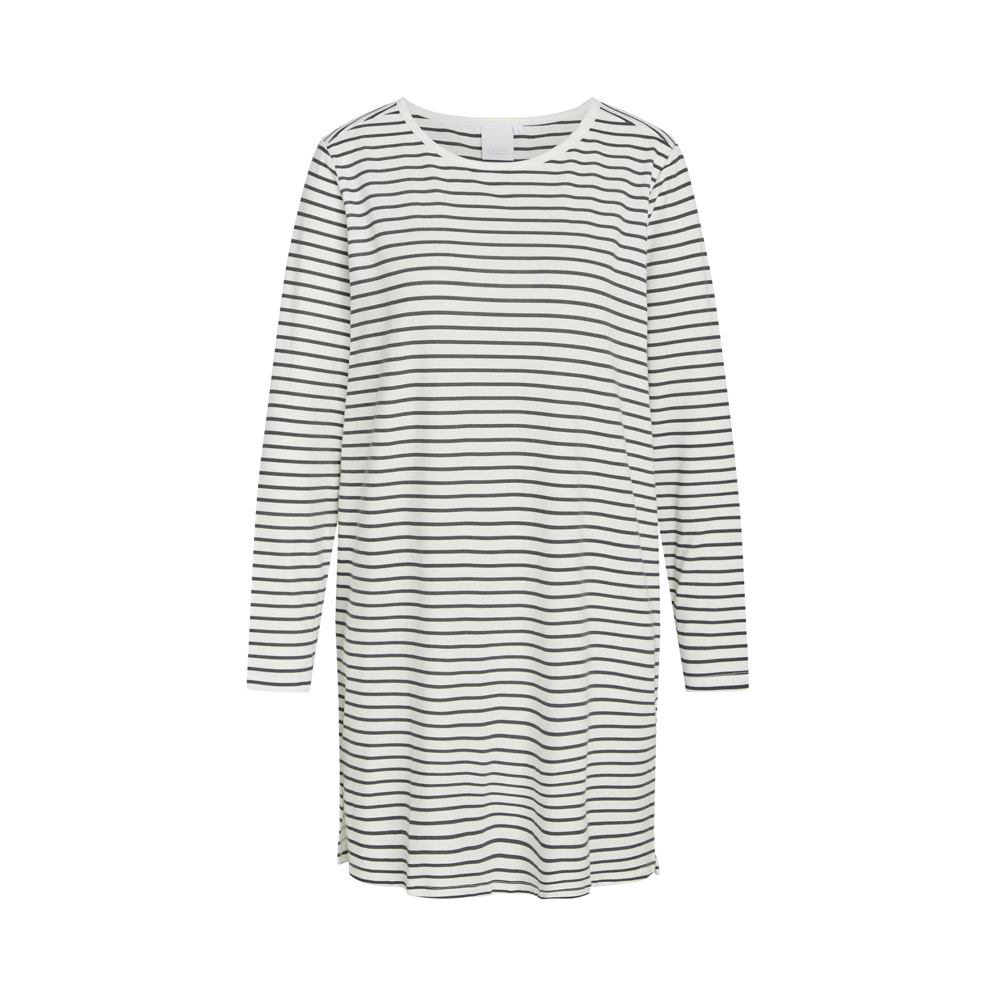 Bea Long Sleeve Dress, Pavement Stripe