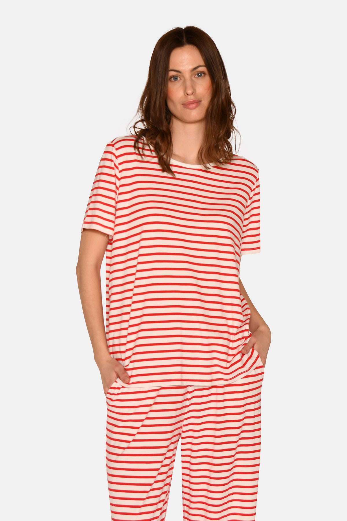 Bea S/S T-shirt, Bittersweet Stripe