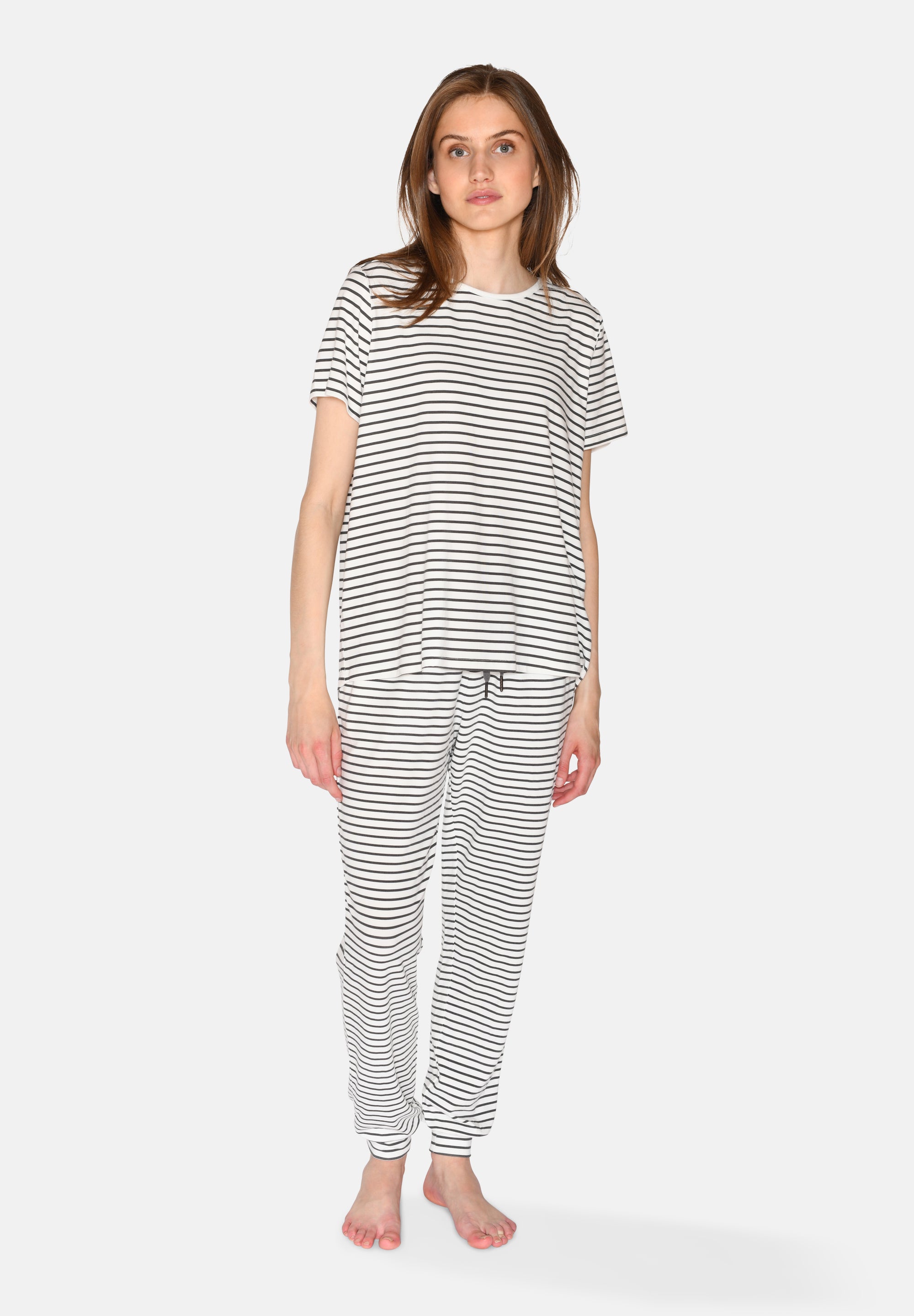 Bea Short Sleeve T-shirt, Pavement Stripe