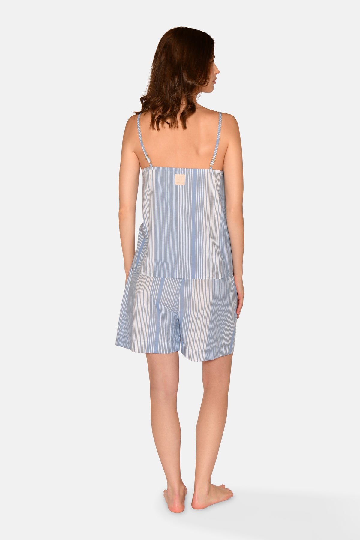 Runa Chemise Top, Azurine Stripe
