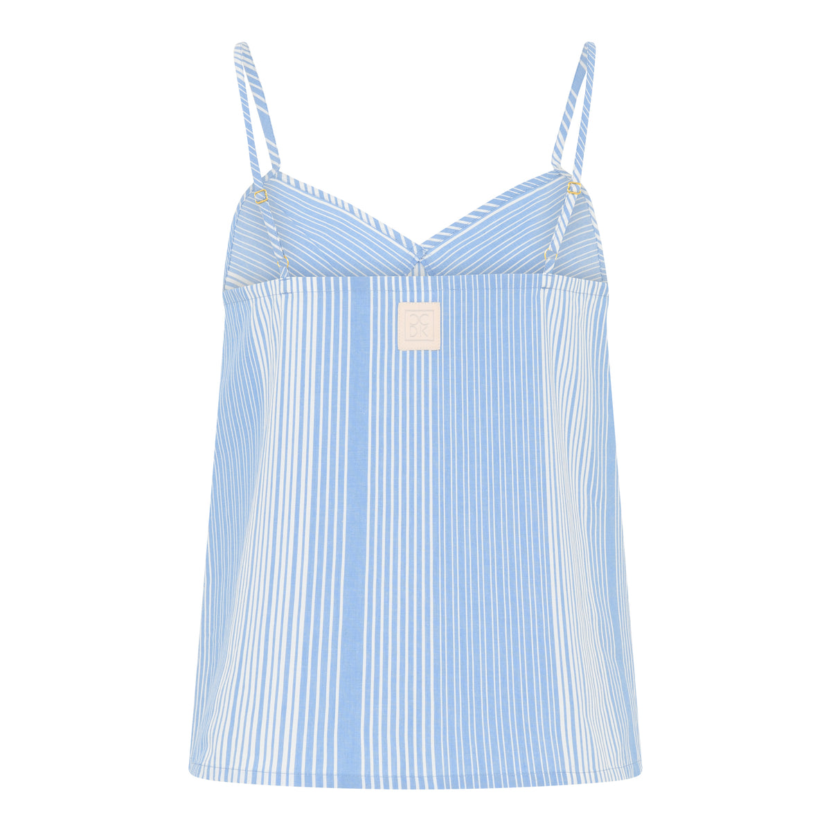 Runa Chemise Top, Azurine Stripe