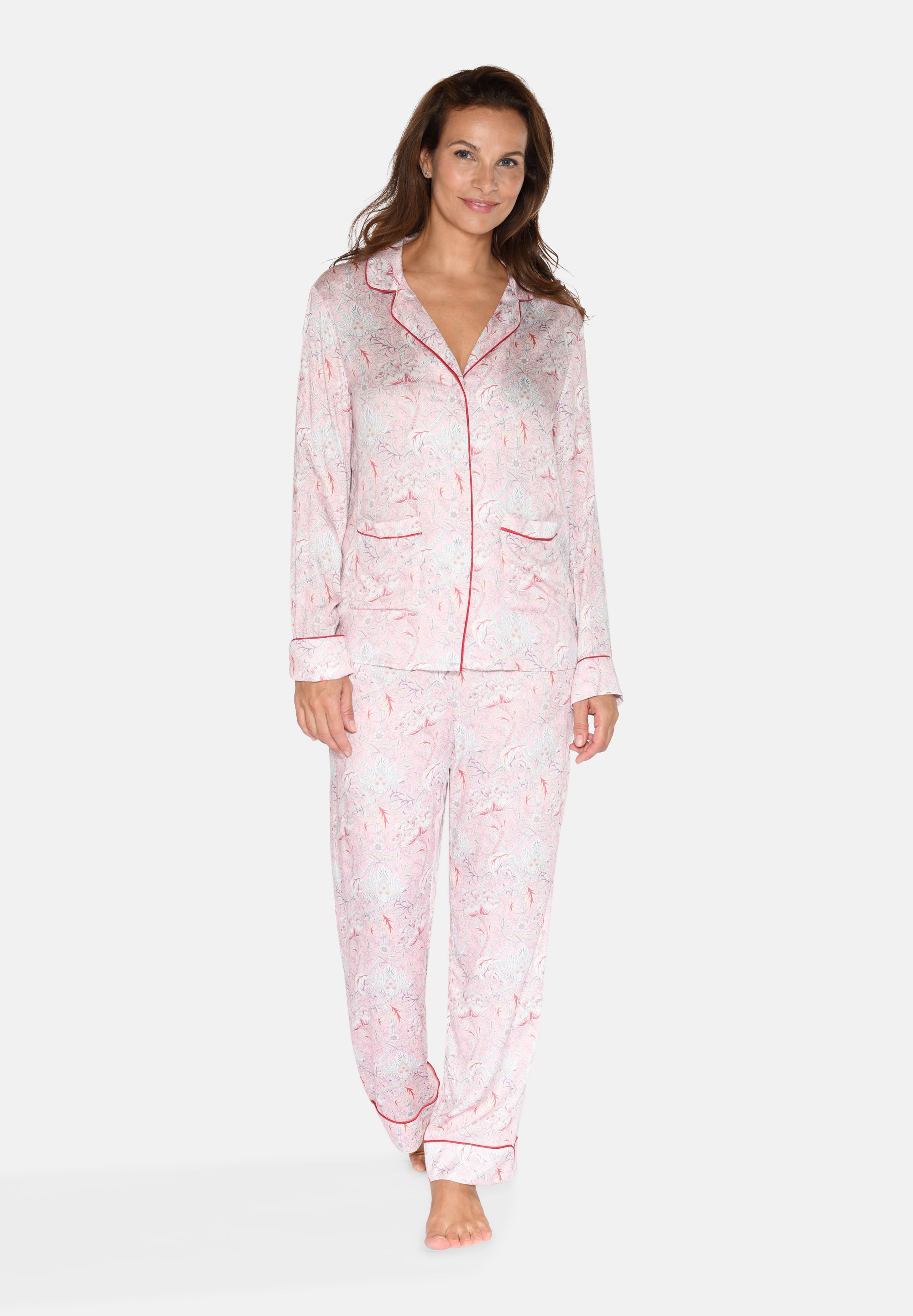 Josephine Shirt, Pale Lilac AOP