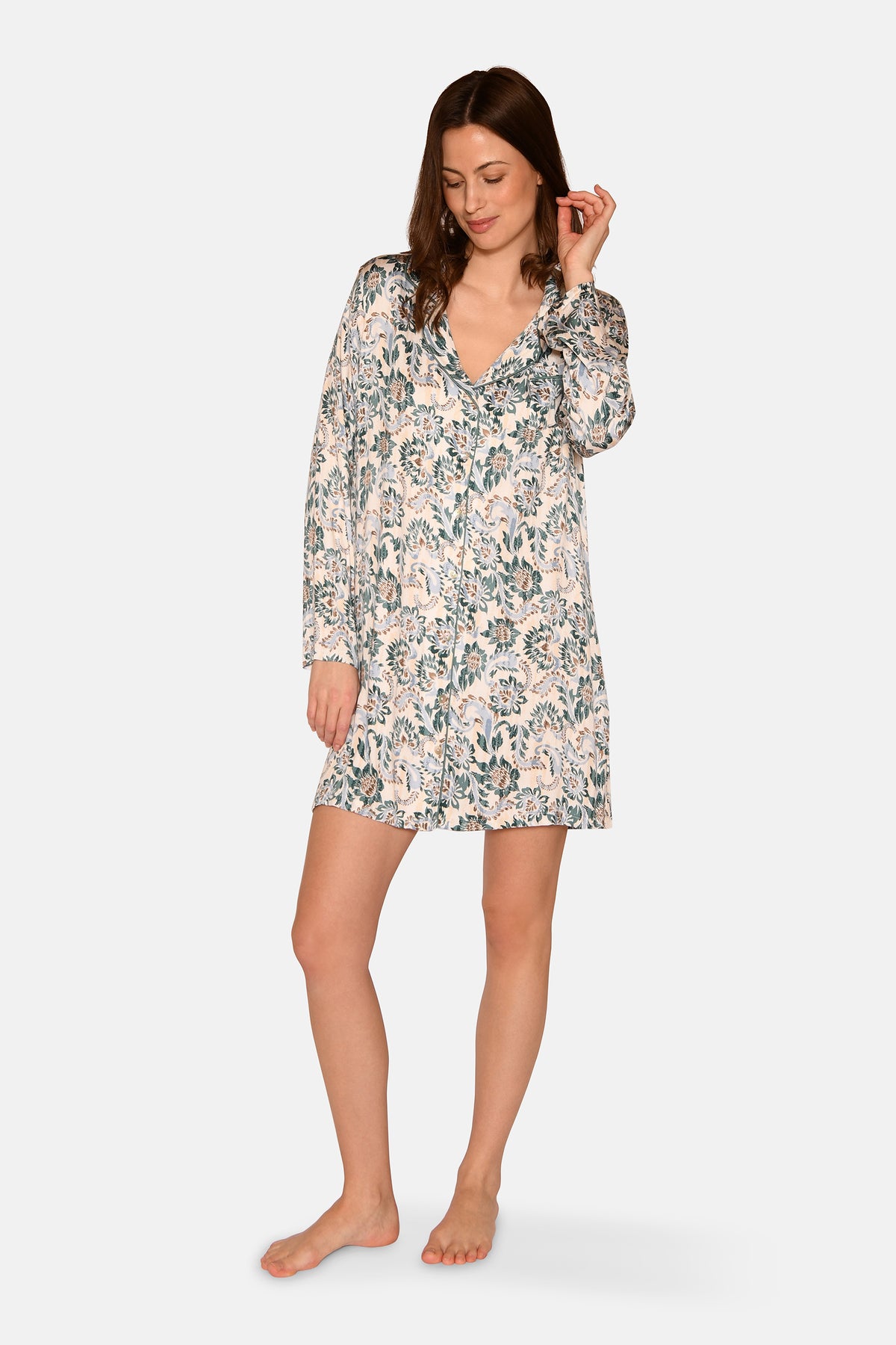 Josephine Dress, Sagebrush Green AOP