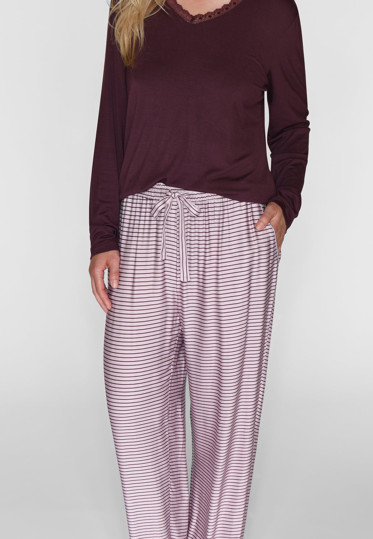 Janet Pants, Violet Ice Stripe