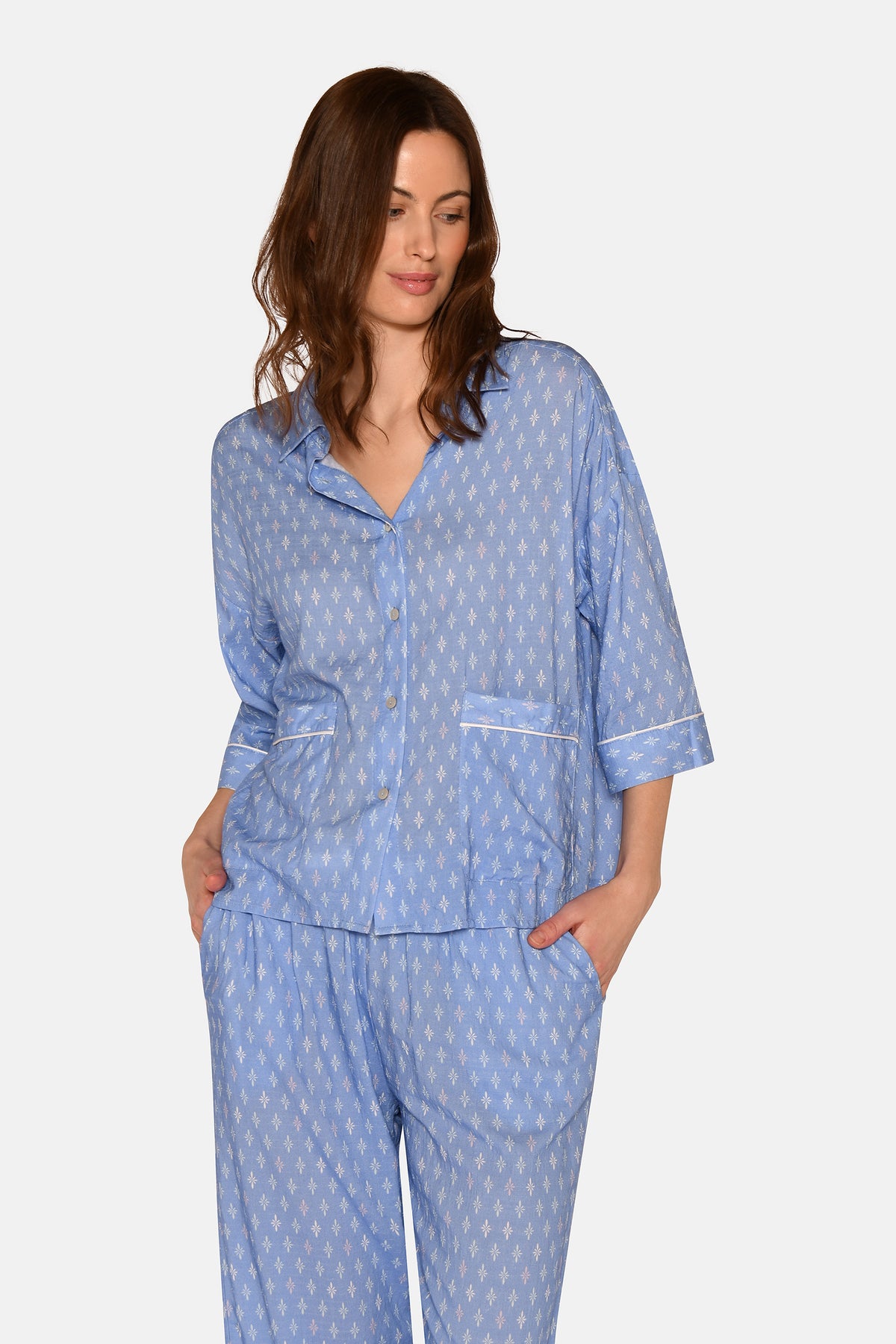 Sonja Shirt, Azurine AOP