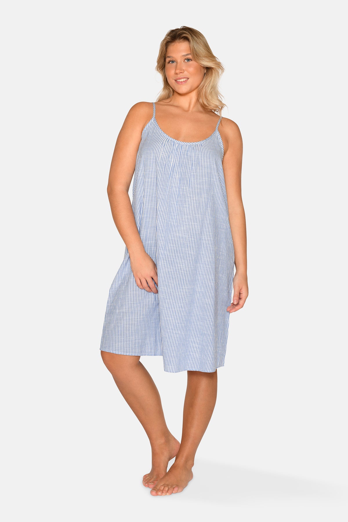 Mathilde Dress, English Manor Stripe