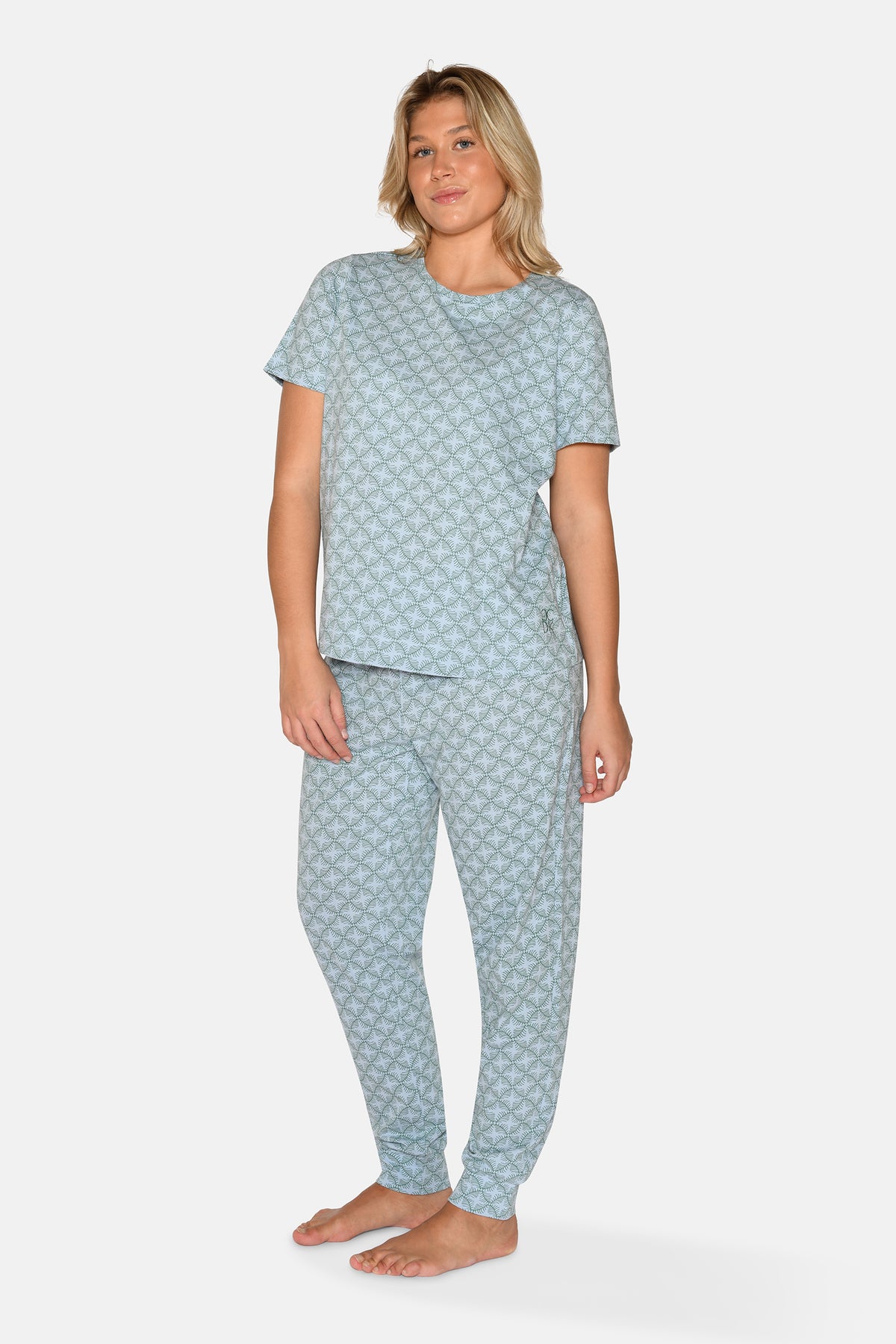 Janis S/S T-shirt, Kentucky Blue AOP