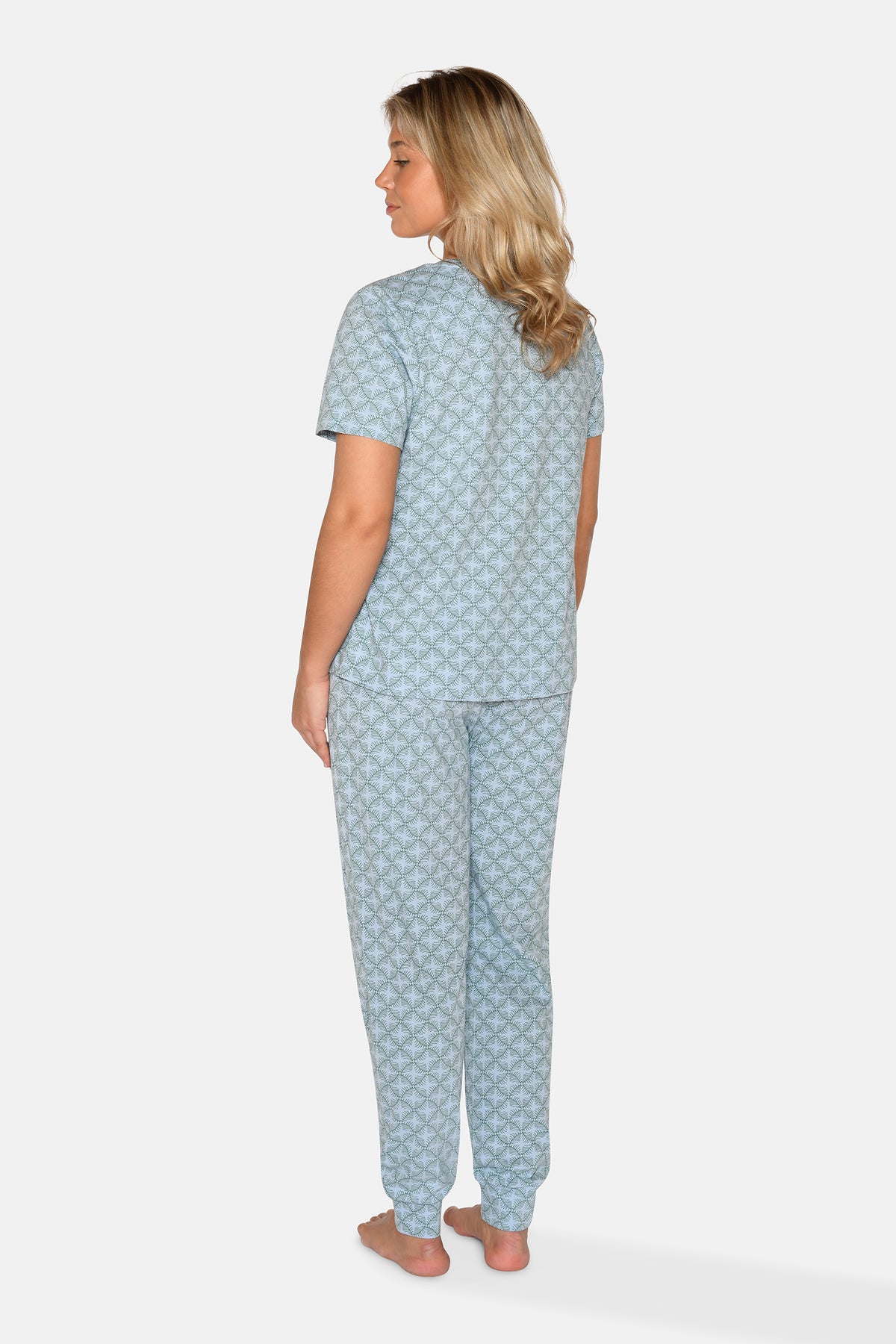 Janis S/S T-shirt, Kentucky Blue AOP
