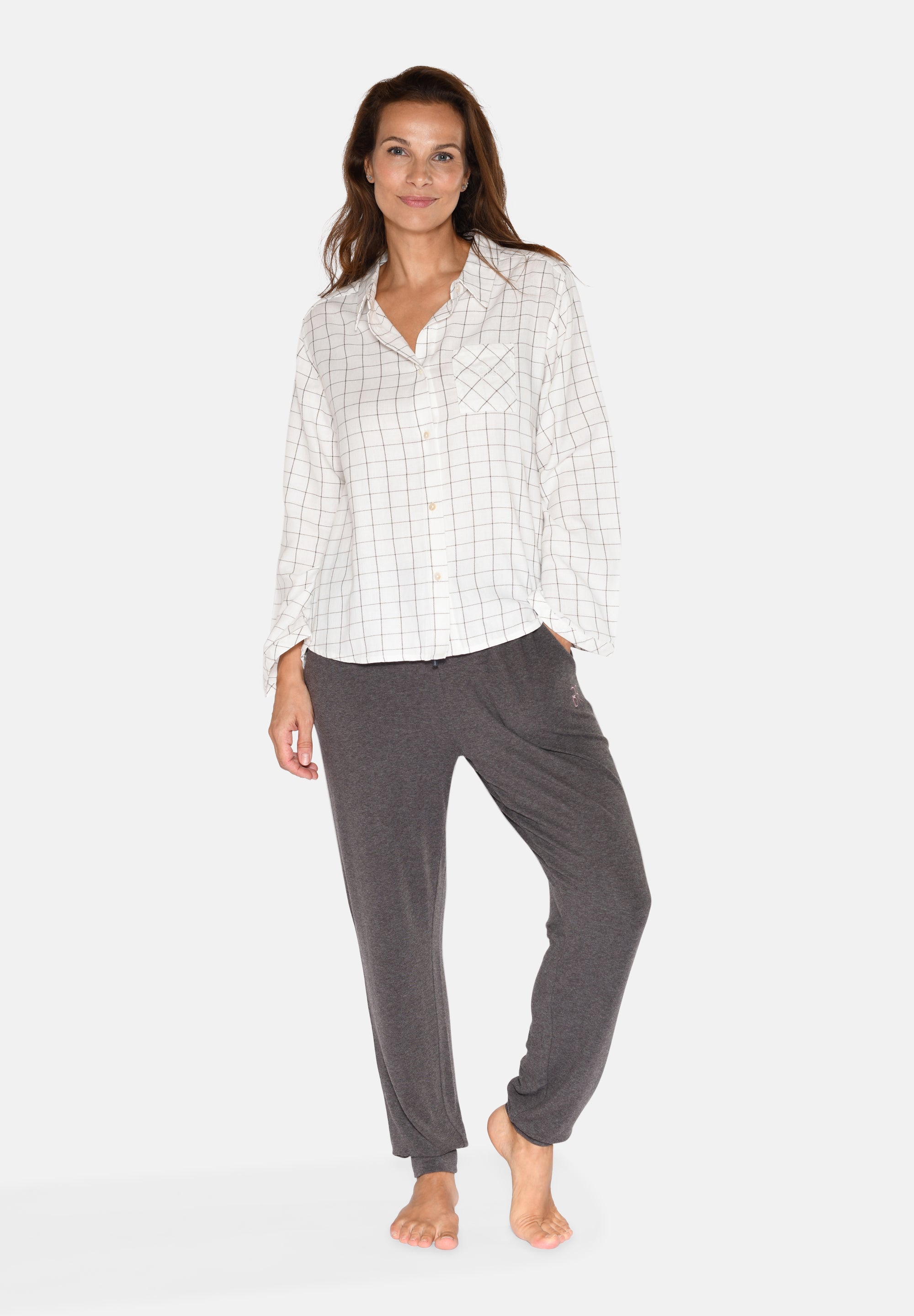 Mary Short Shirt, String Check