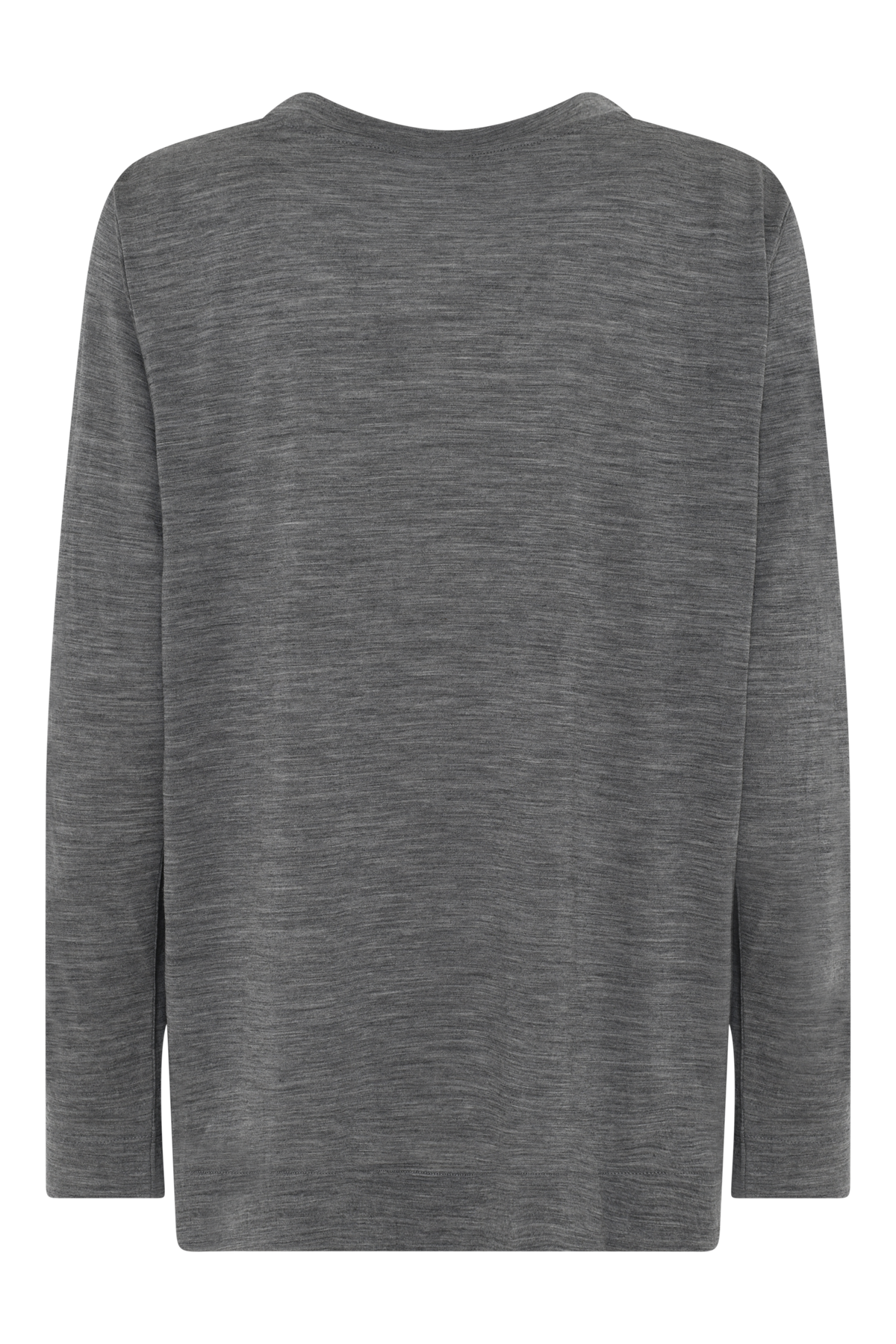 Marbel L/S T-shirt, Dark Grey Melange