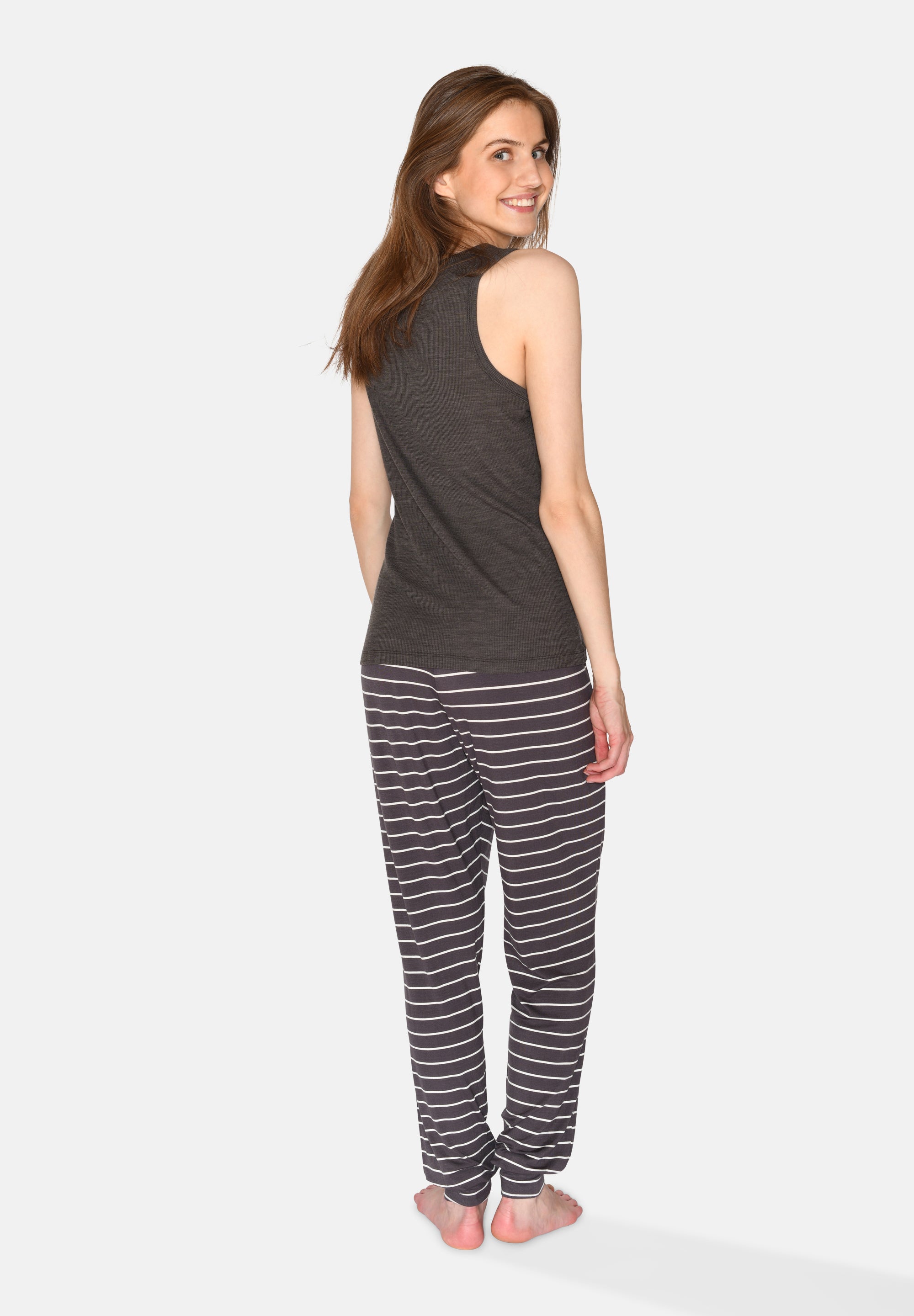 Monica Tank Top, Pavement Melange