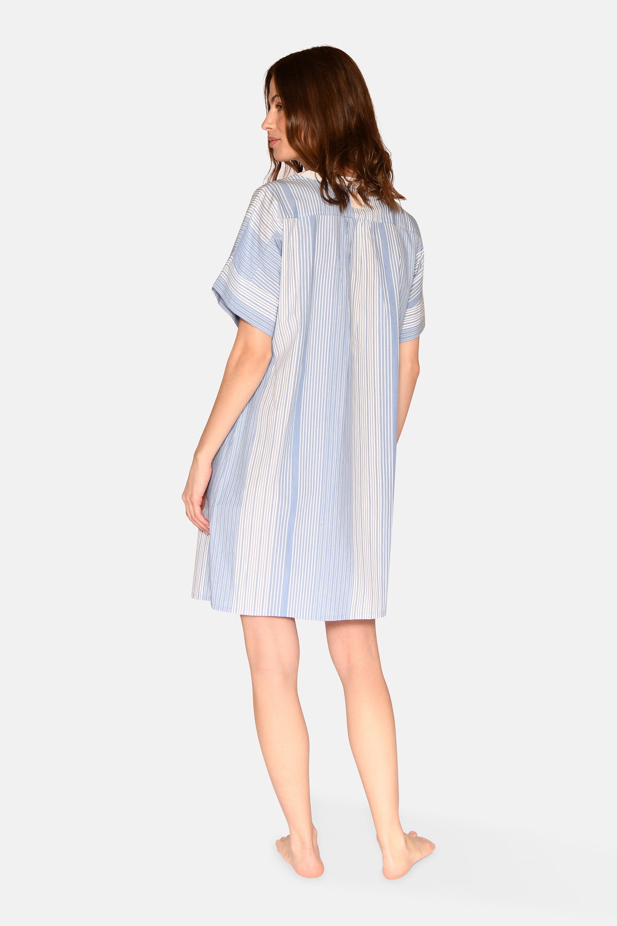 Aya Dress, Azurine Stripe