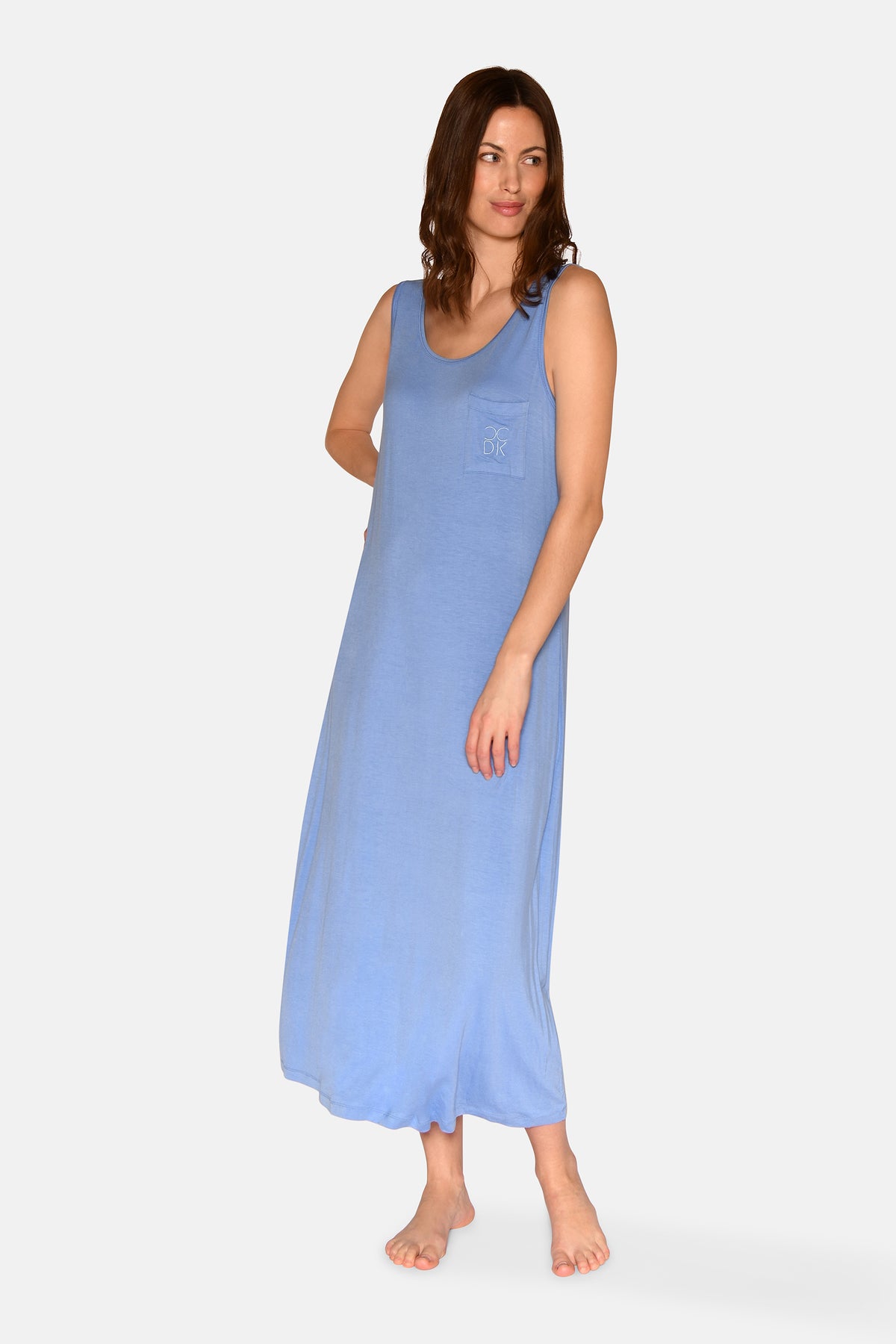 Oline Strap Dress, Azurine
