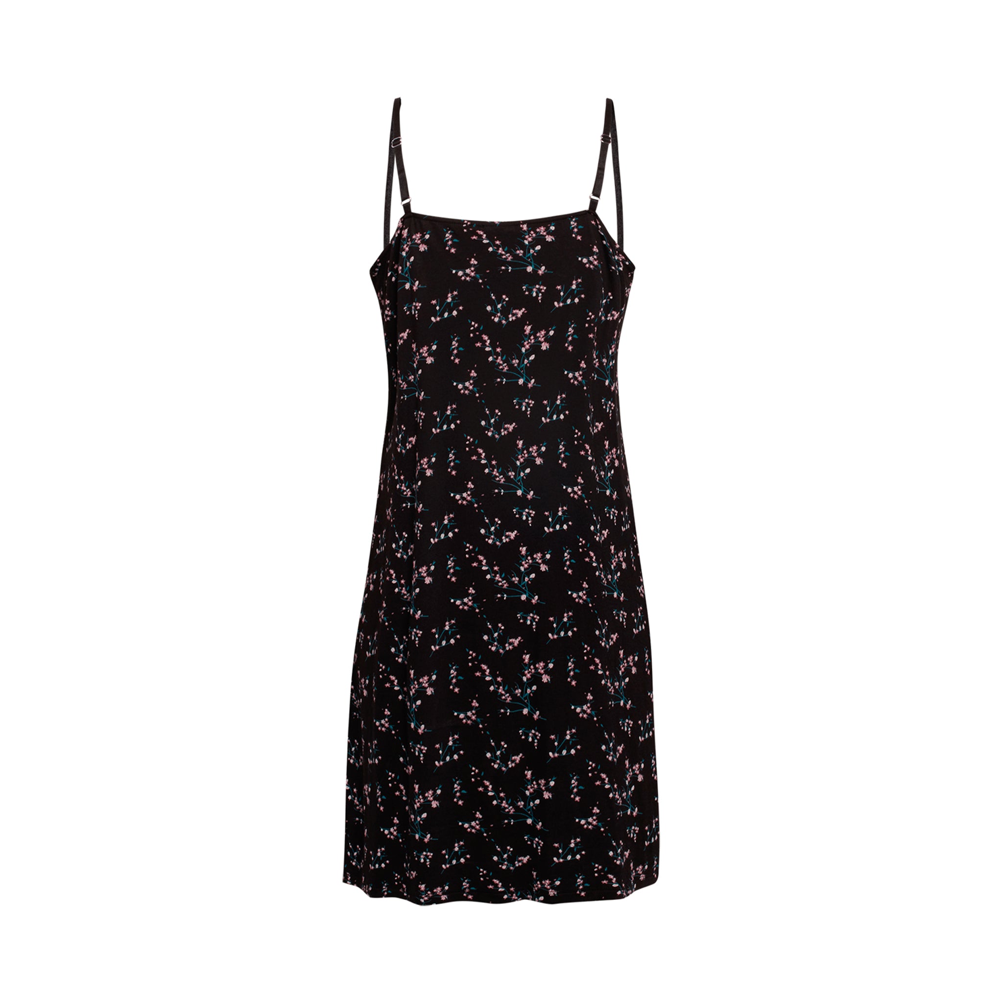 Melissa Chemise Dress, Black