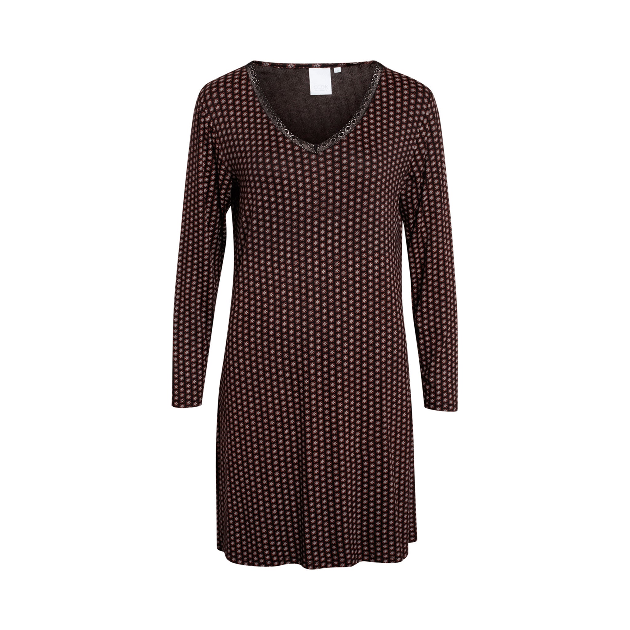 Jacqueline Long Sleeve Dress, Black