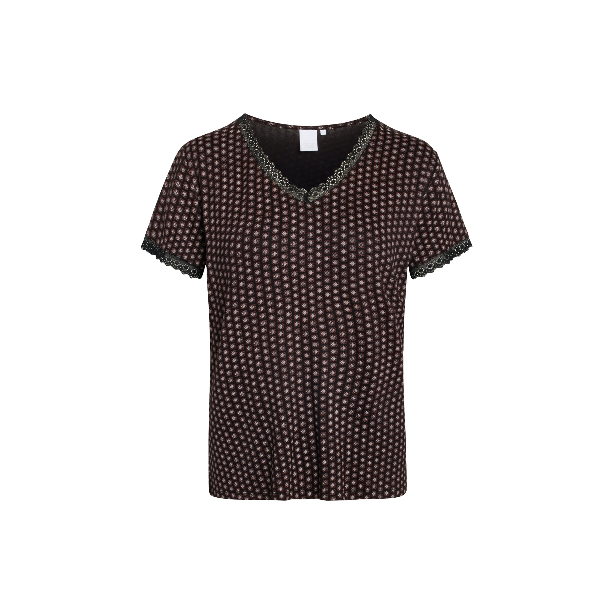 Jacqueline Short Sleeve T-Shirt, Black