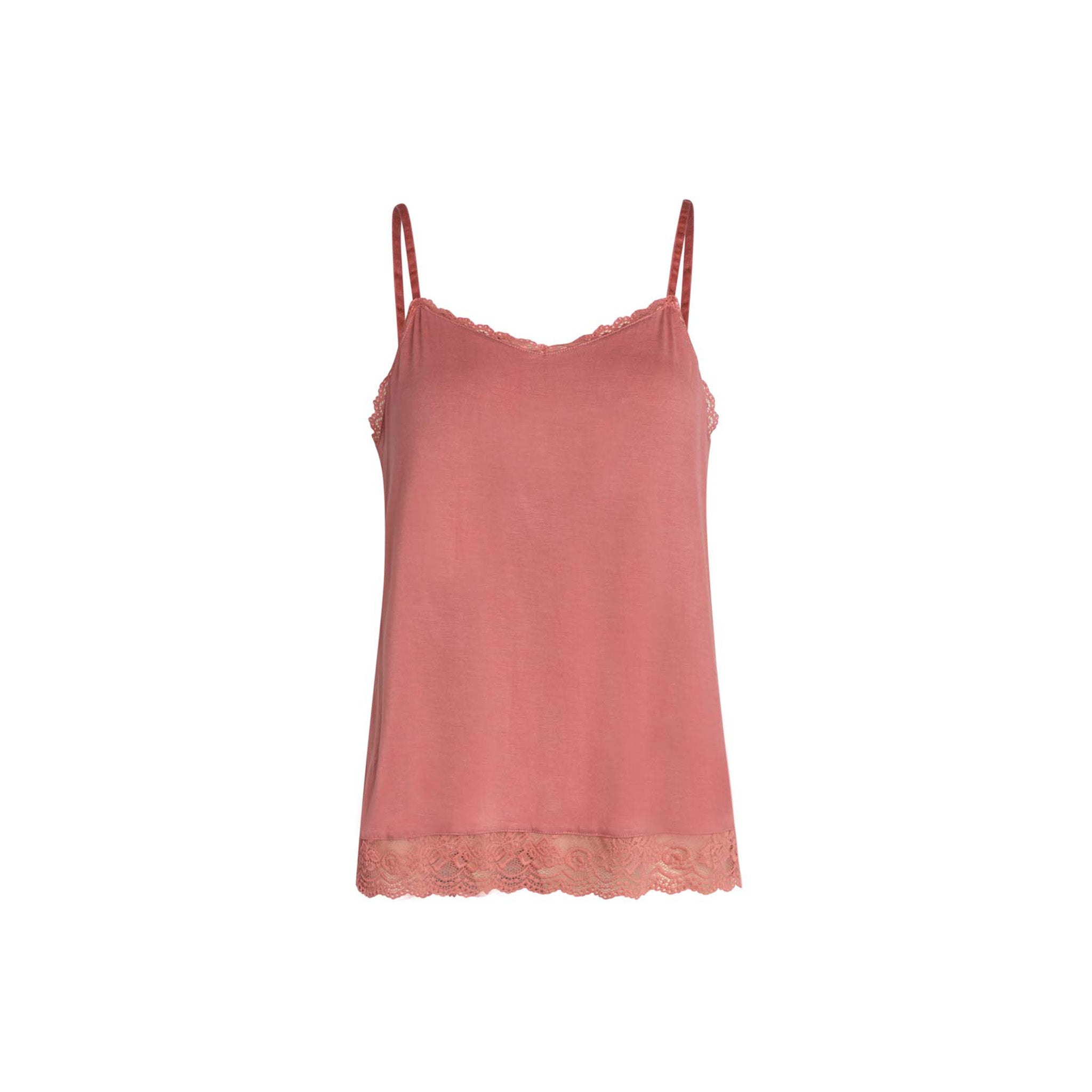 Kendall Chemise Top, Light Mahogany