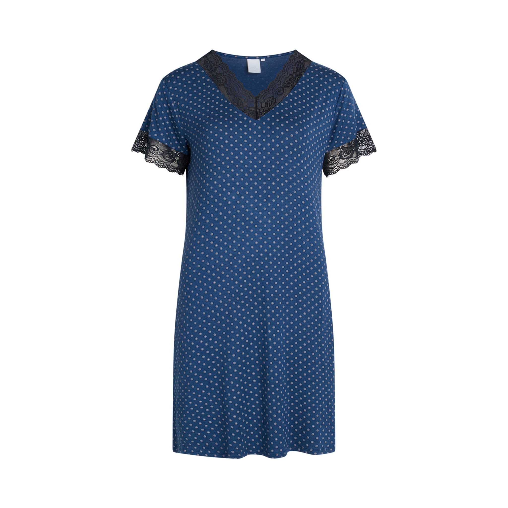 Karita Short Sleeve Dress, Ensign Blue