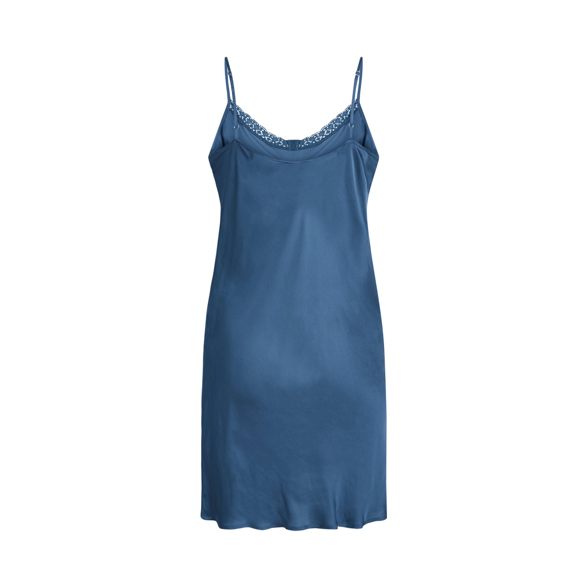 Jade Chemise Dress, Ensign Blue