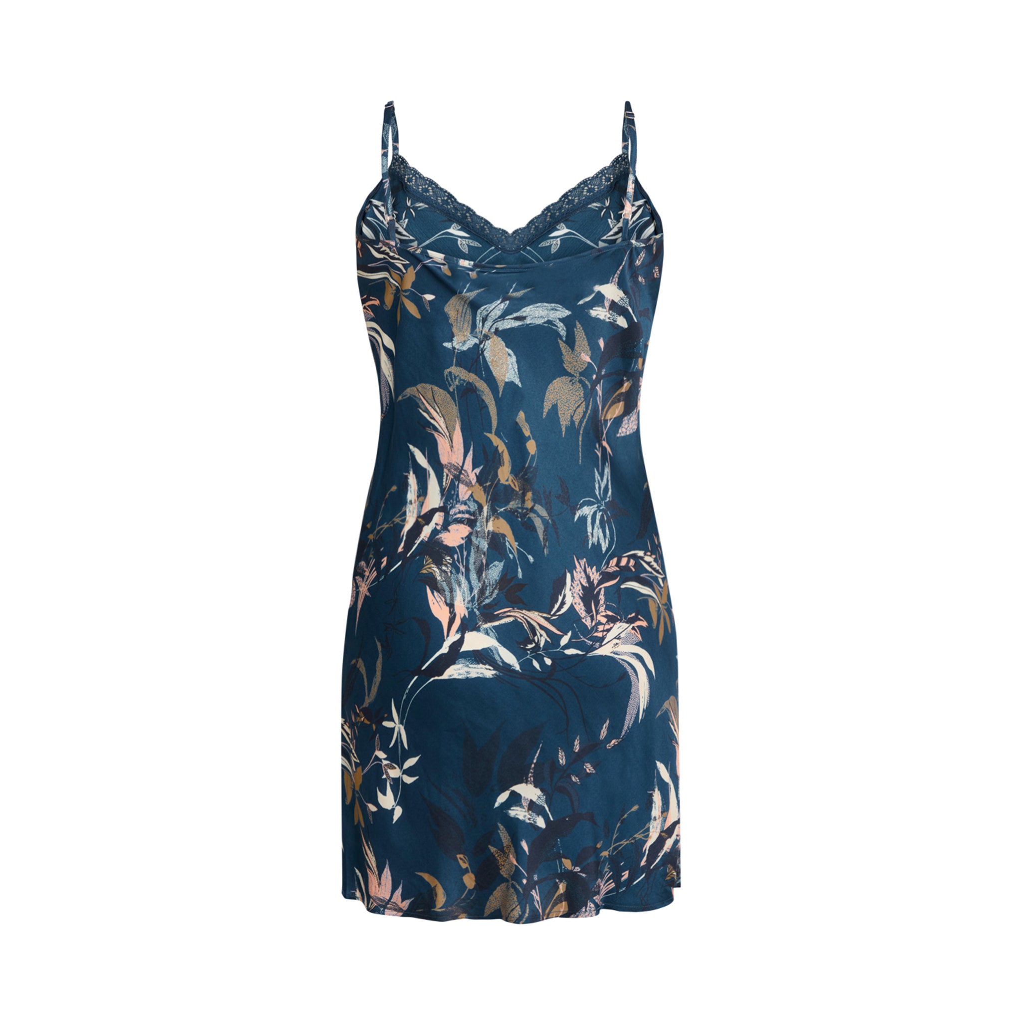 Jade Chemise Dress, Ensign Blue