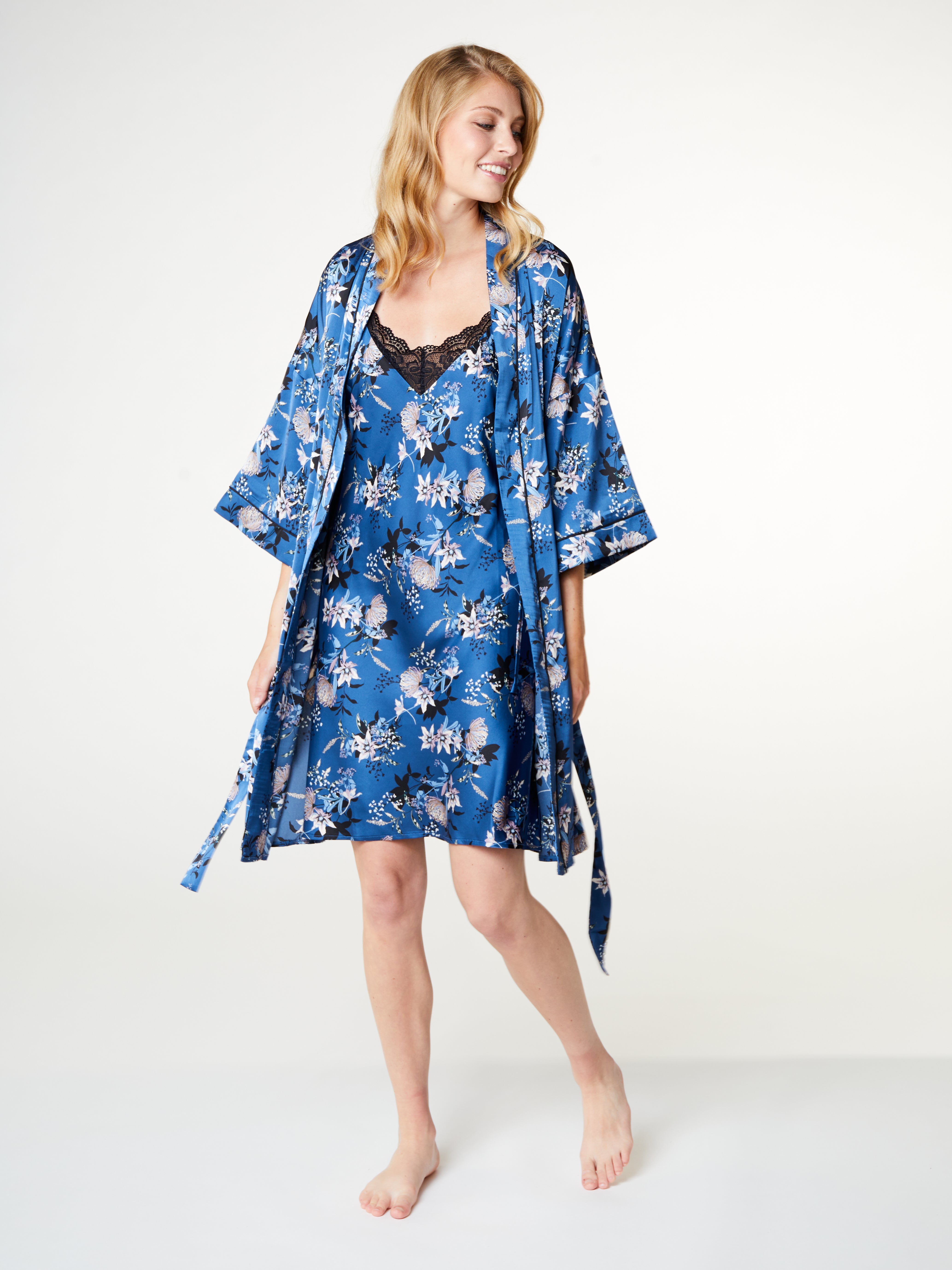 Laura Chemise Dress, Ensign Blue