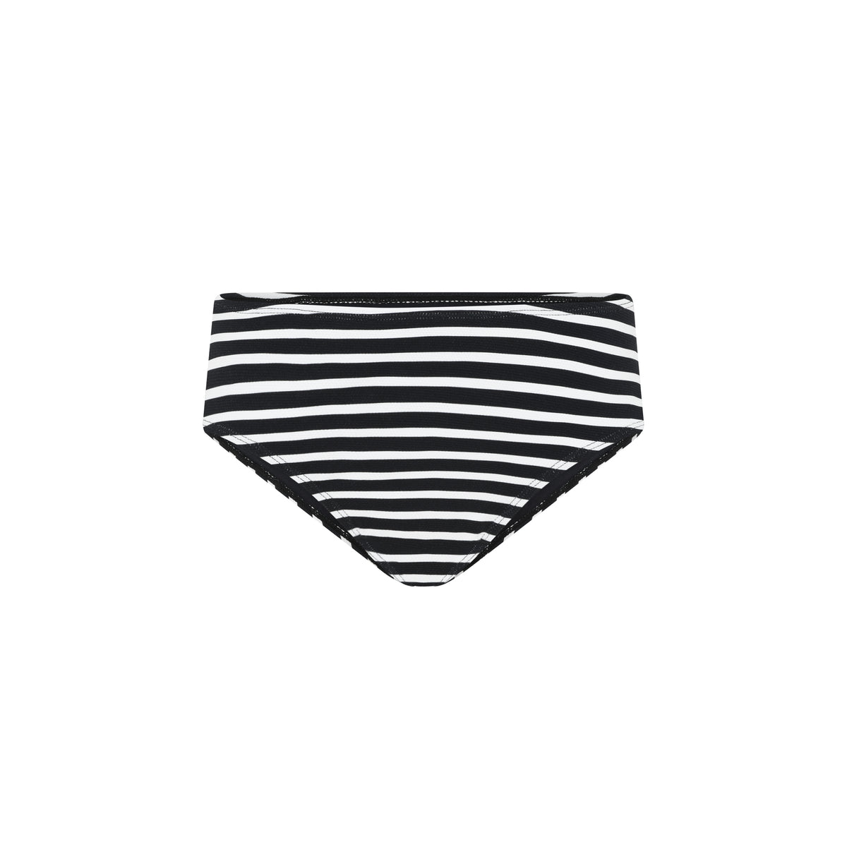 Brianna Midi Bikini Brief, Black Stripe