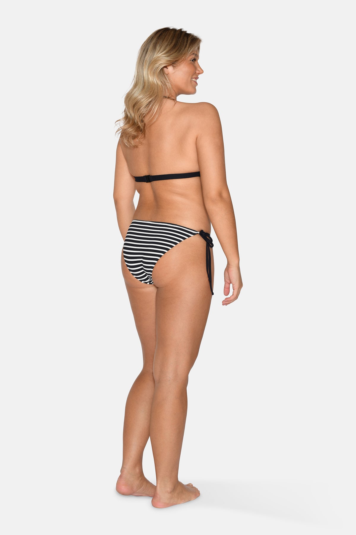Dakota Bikini Top, Black Stripe