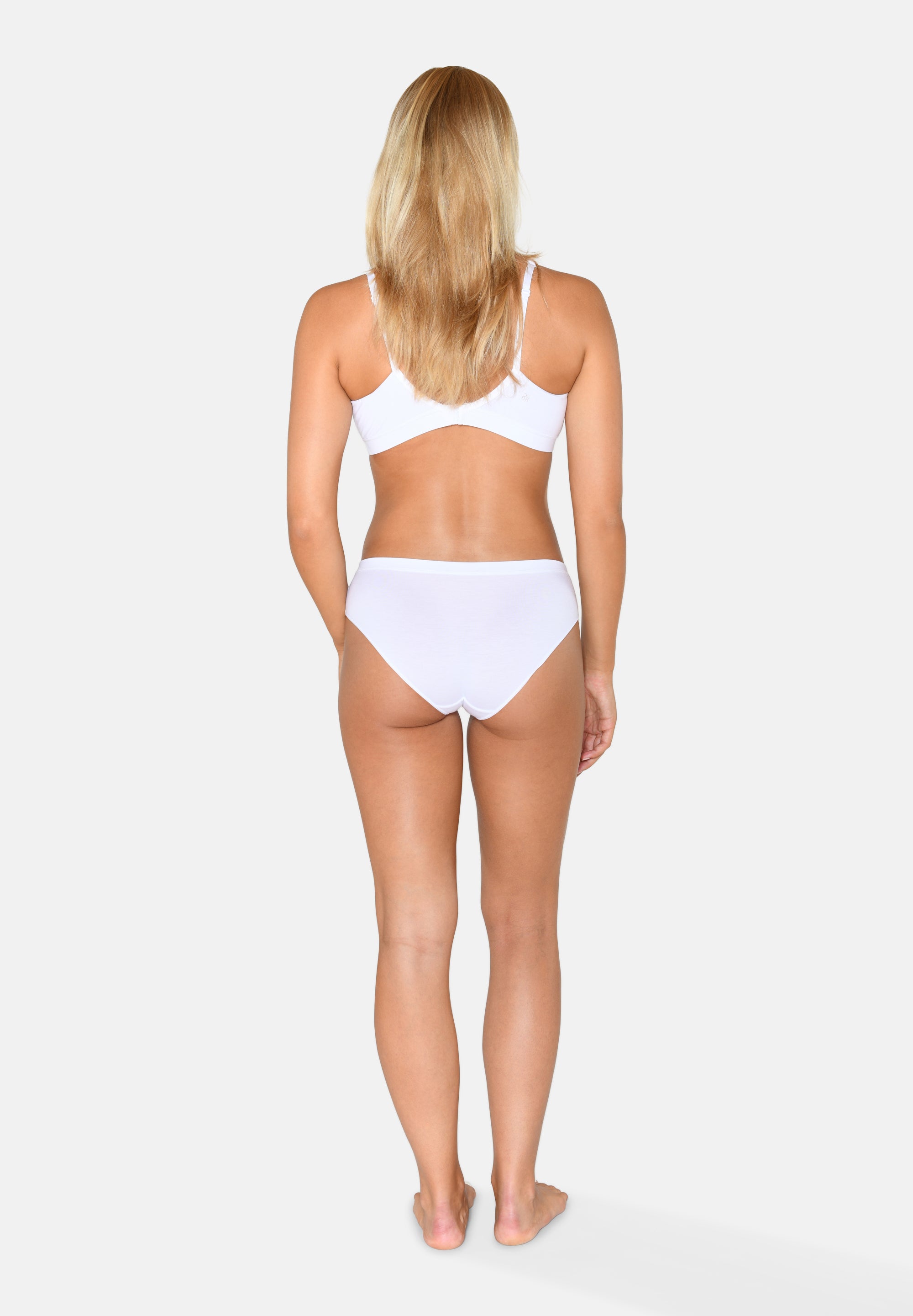 Modal Bikini Brief, White