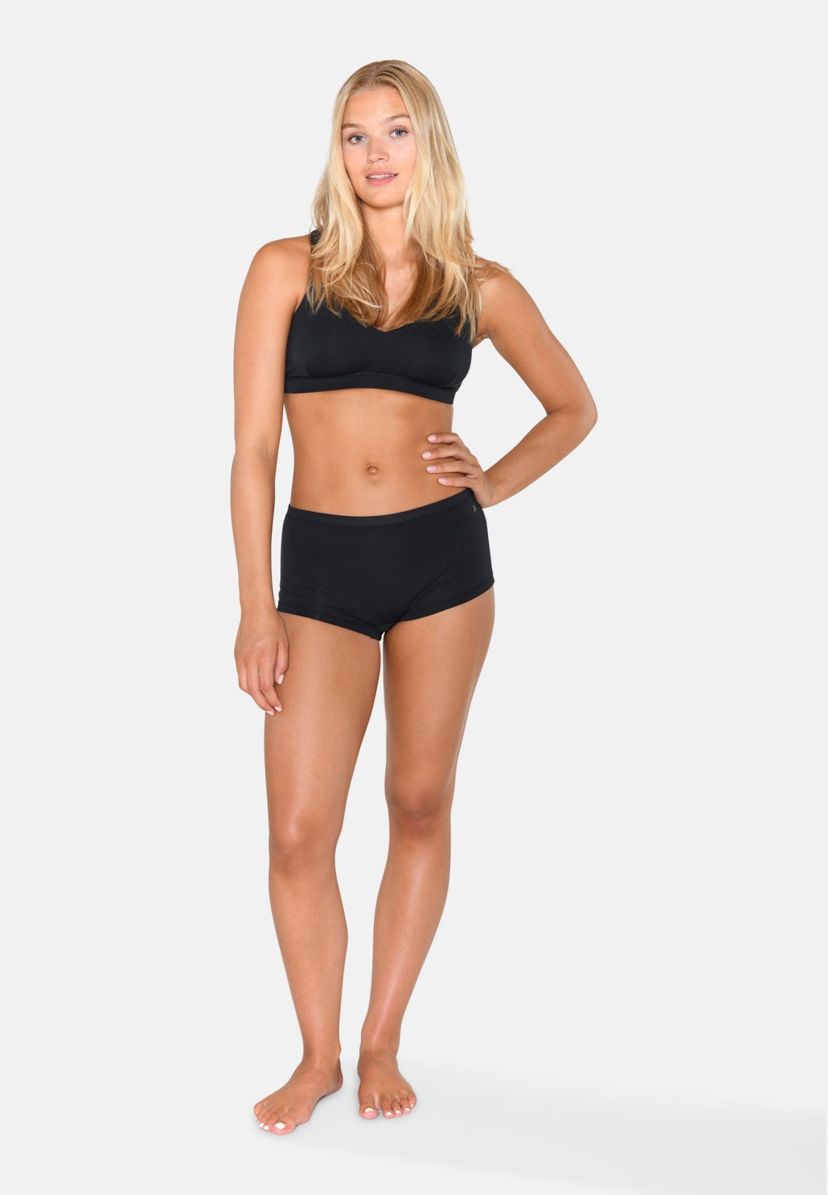 3-Pack Modal Shorts Brief, Black