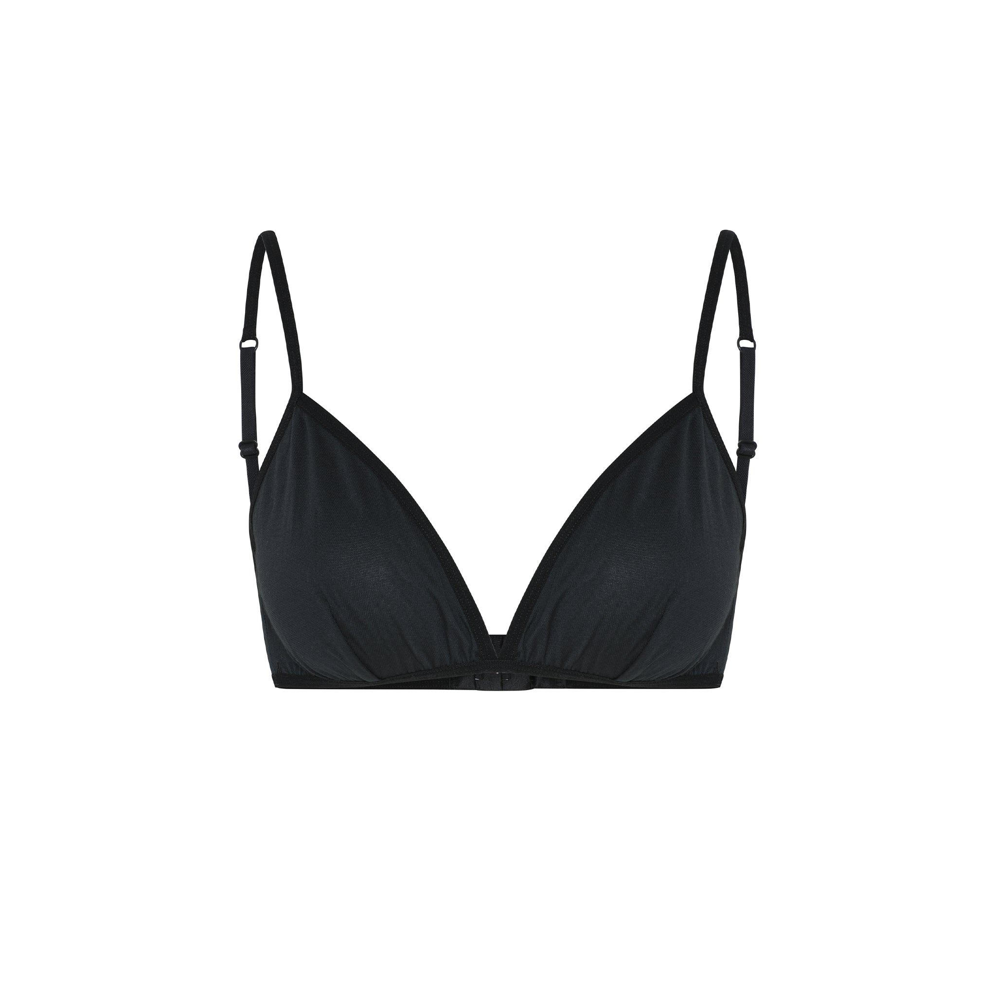 Modal Triangle Bra, Black