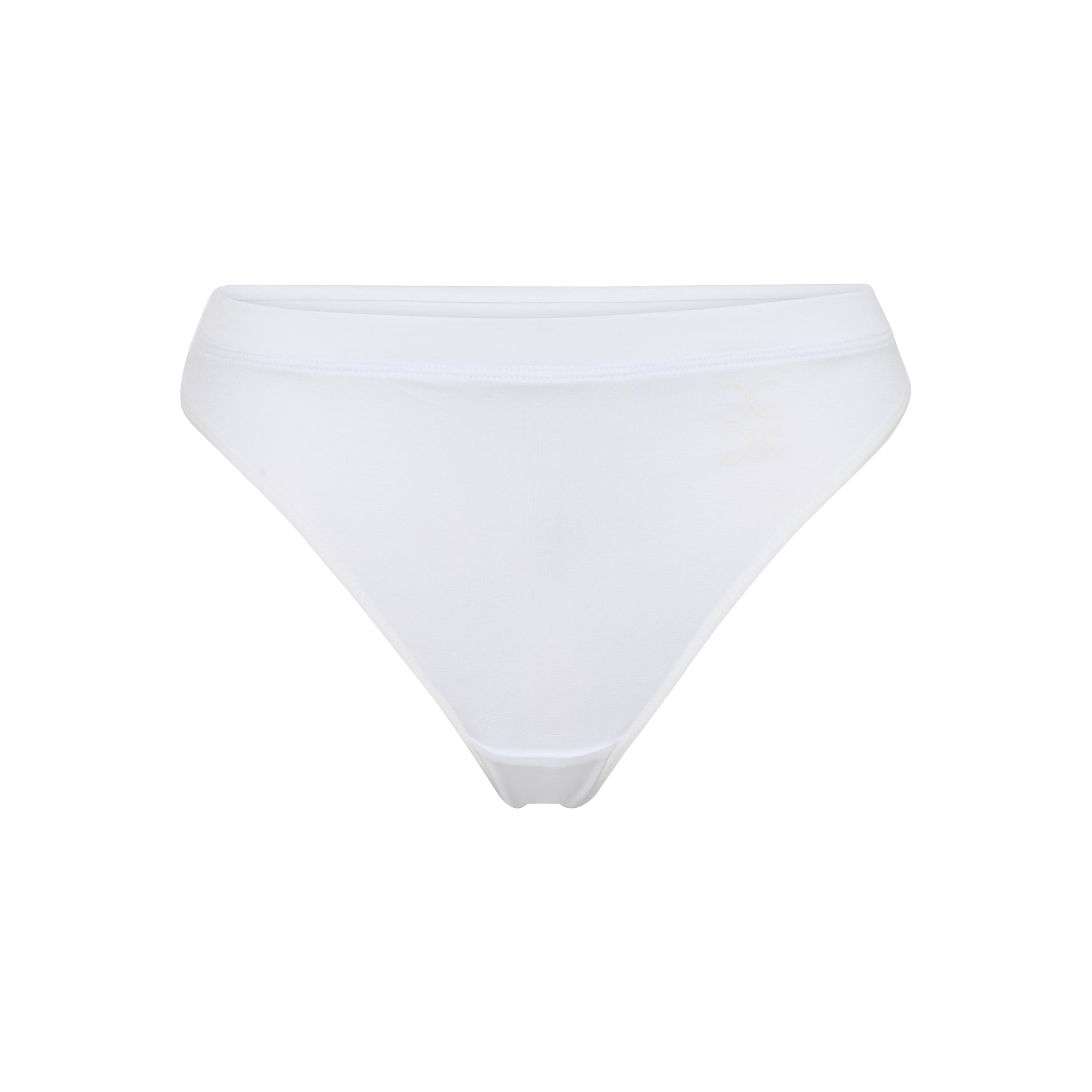 Bamboo Seamless String Brief, White