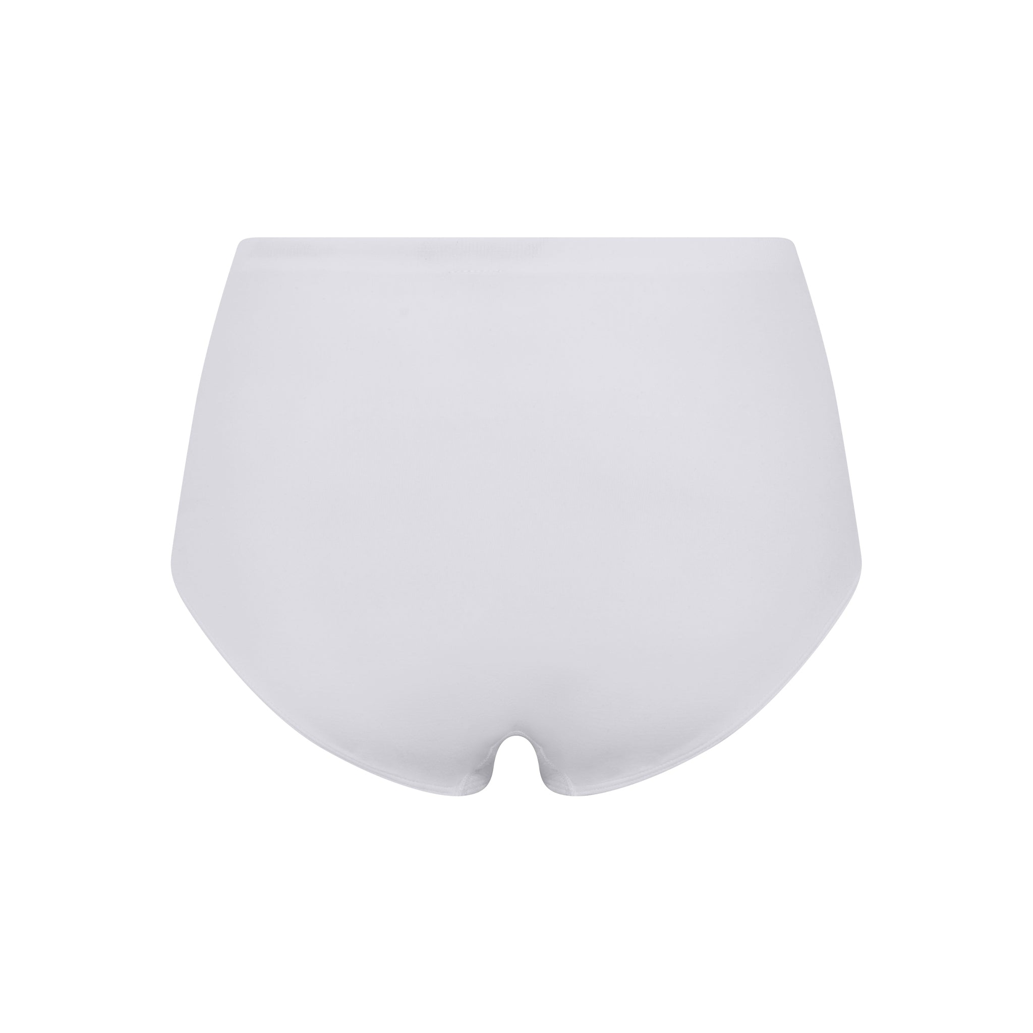 Bamboo Seamless Maxi Brief, White