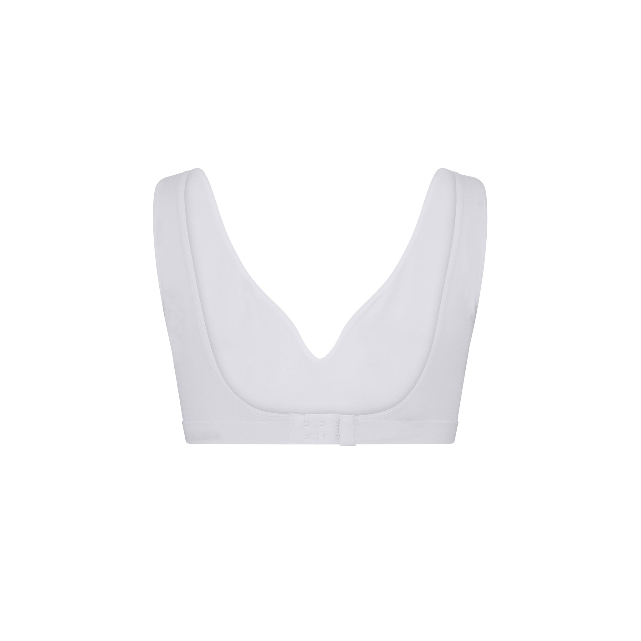 Bamboo Seamless Soft Bra, White