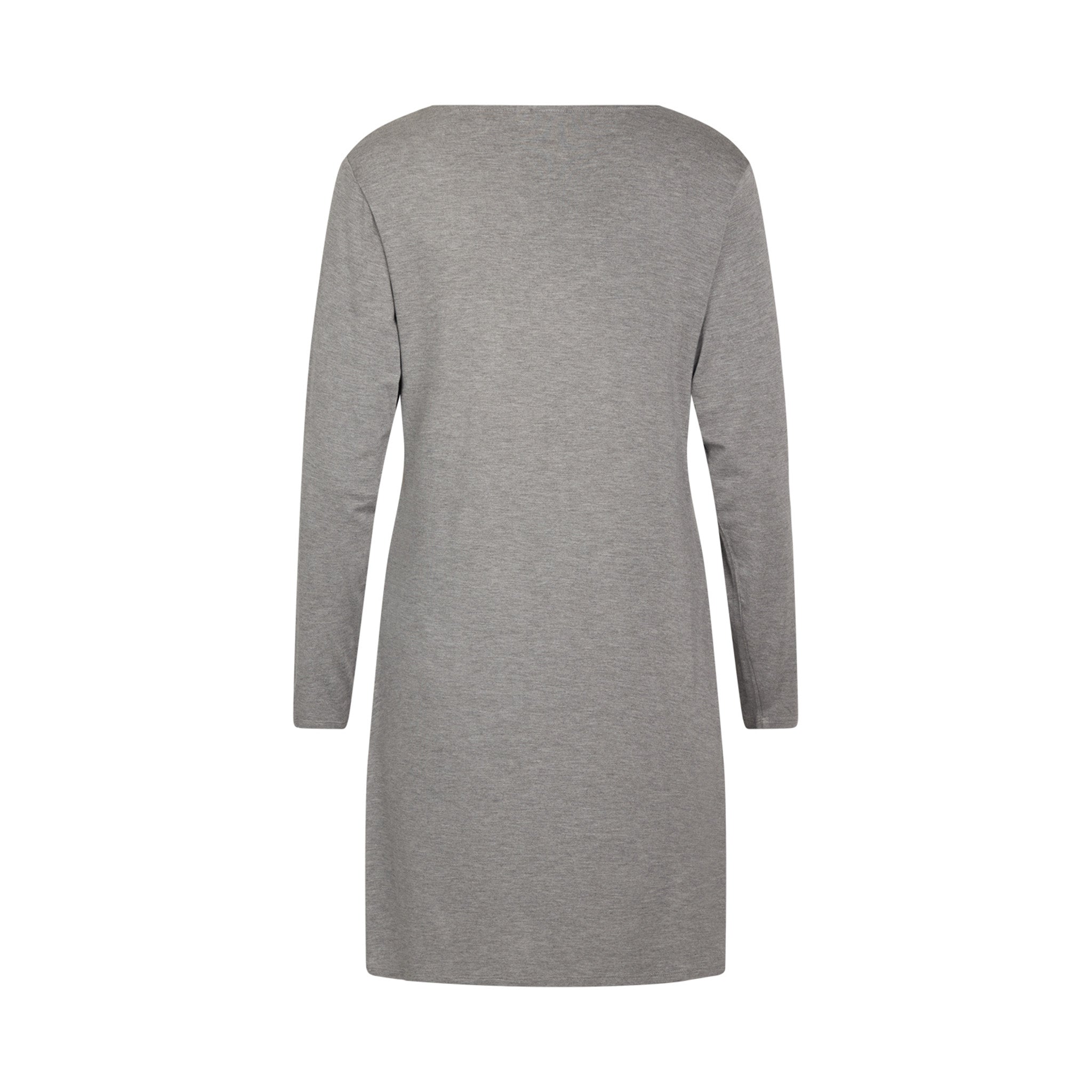 Jacqueline Long Sleeve Dress, Grey Melange