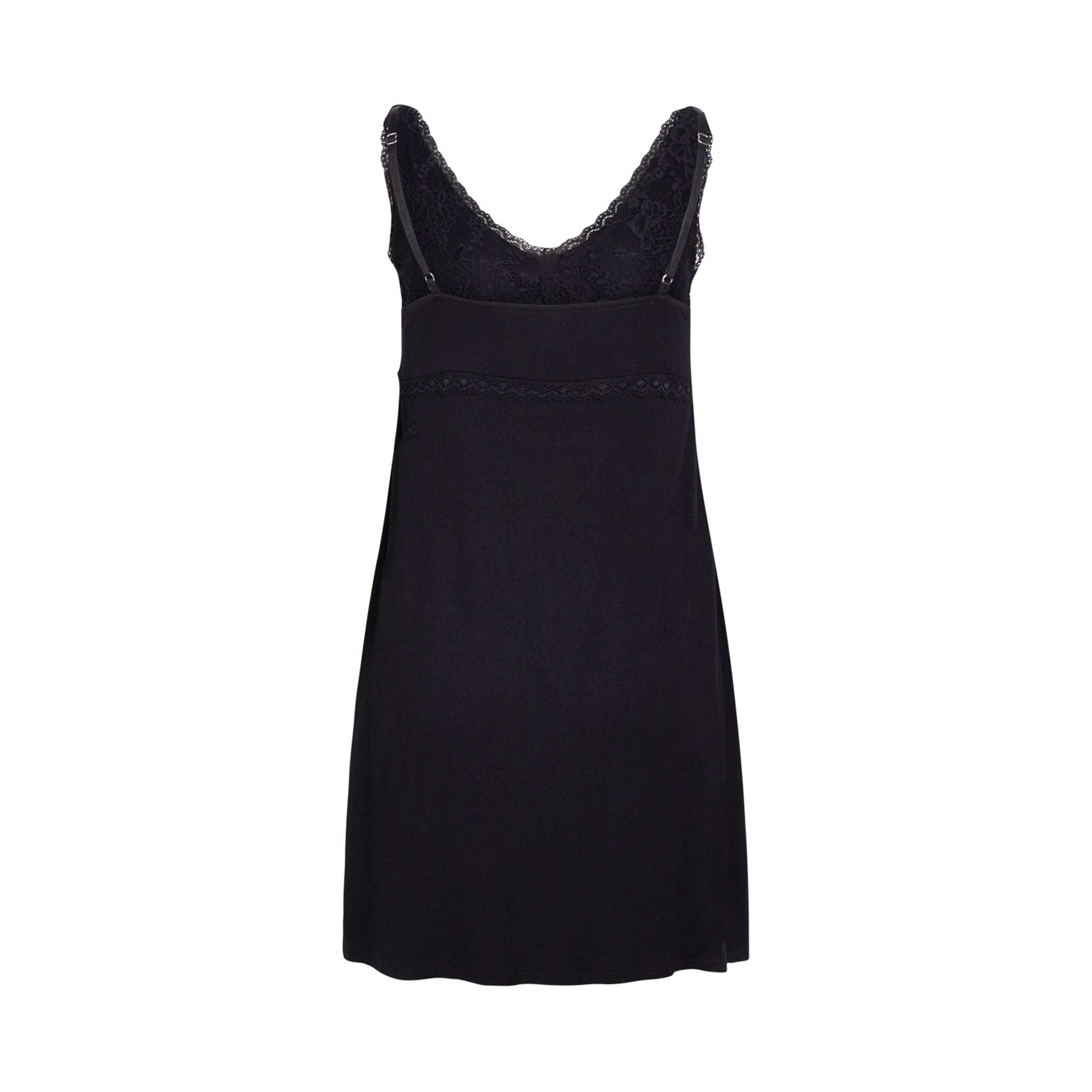 Jennifer Chemise Dress, Black