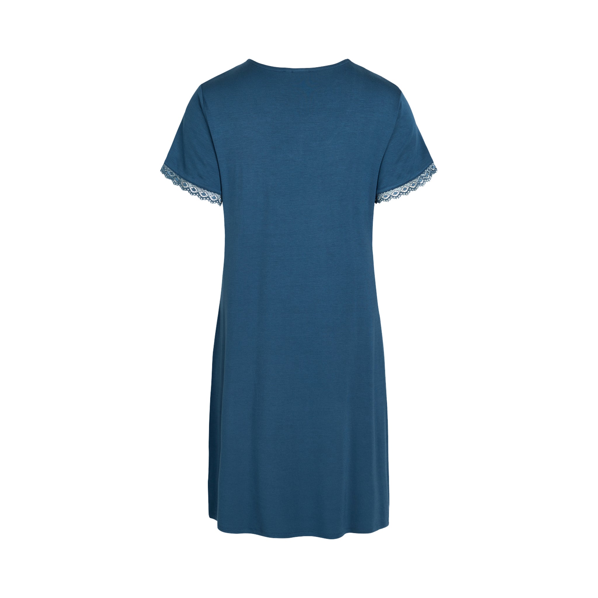 Jacqueline Bamboo Short Sleeve Dress, Ensign Blue