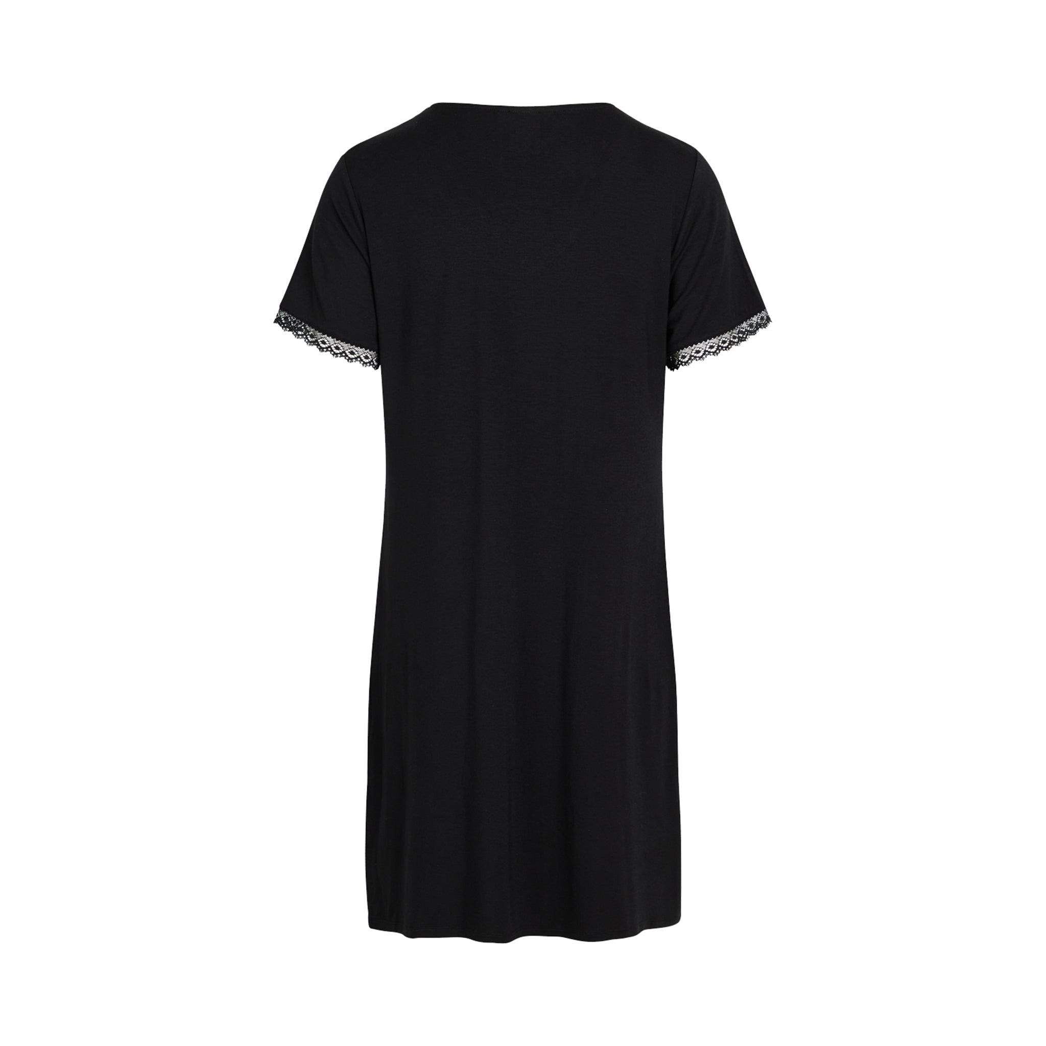 Jacqueline Bamboo Short Sleeve Dress, Black