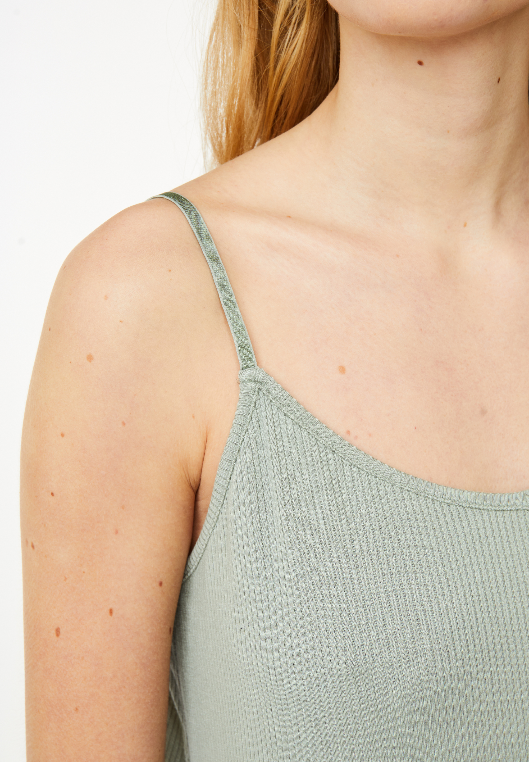 Sonja Chemise Top, Iceberg Green