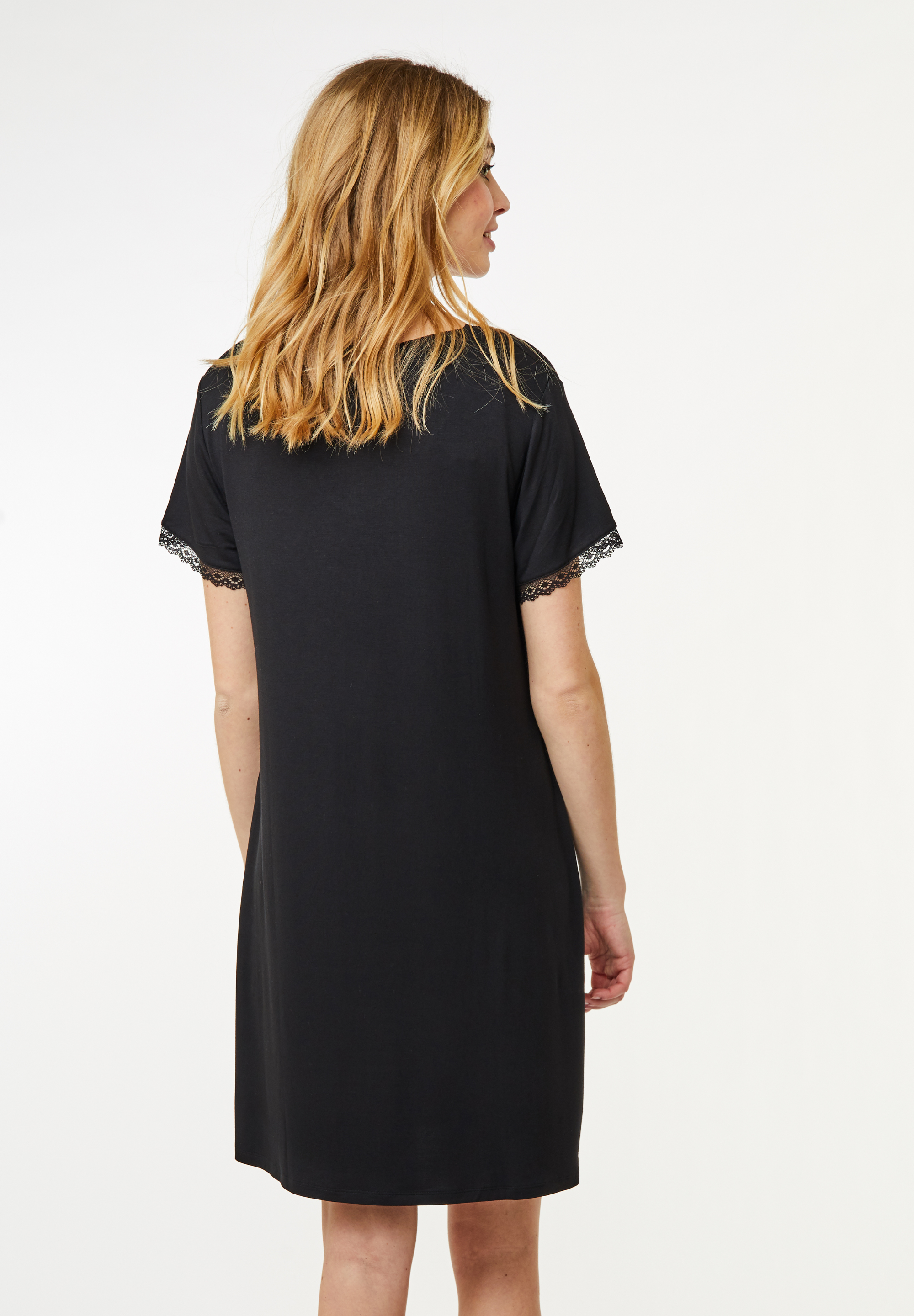 Jacqueline Short Sleeve Dress, Black