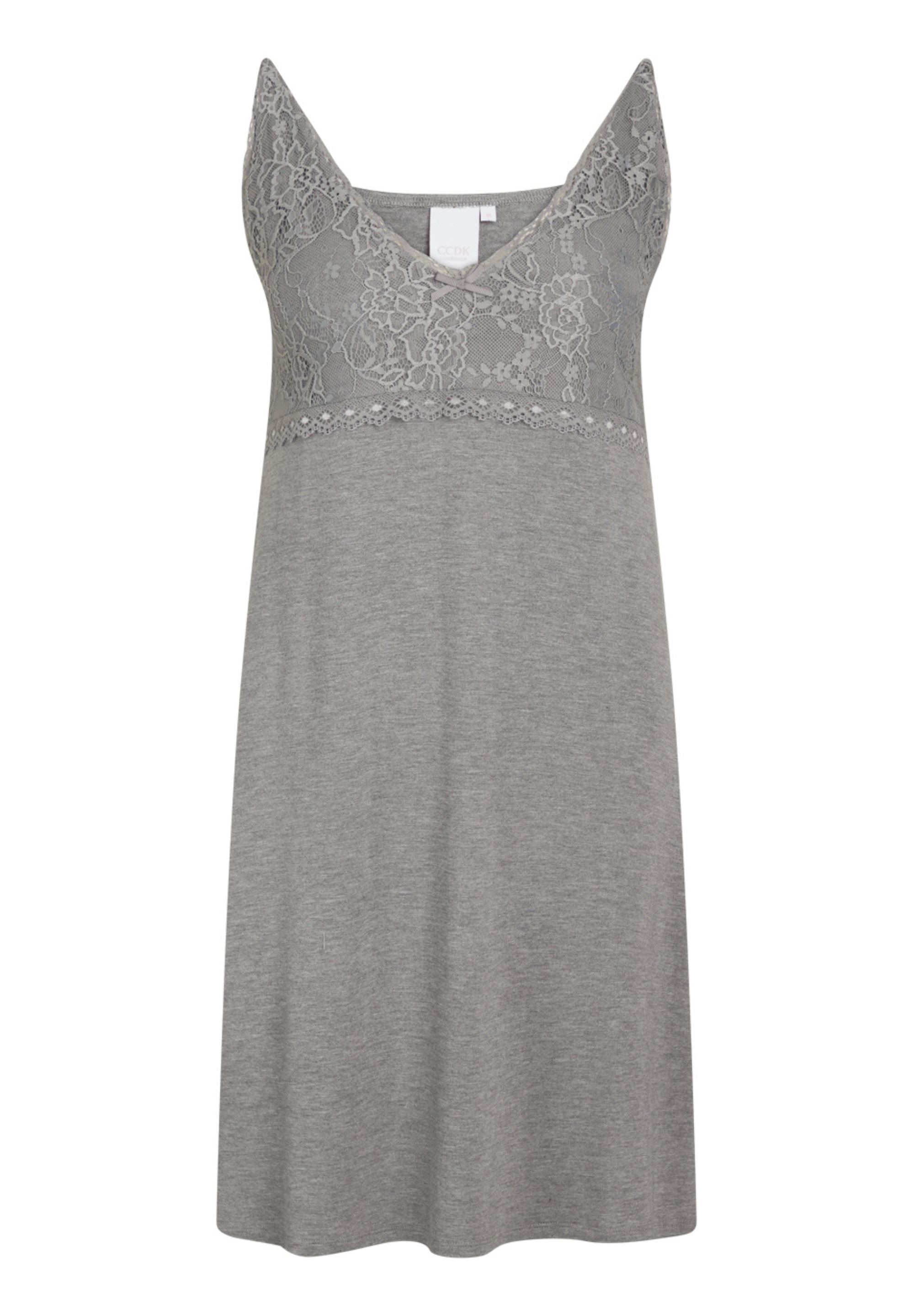 Jennifer Chemise Dress, Grey Melange