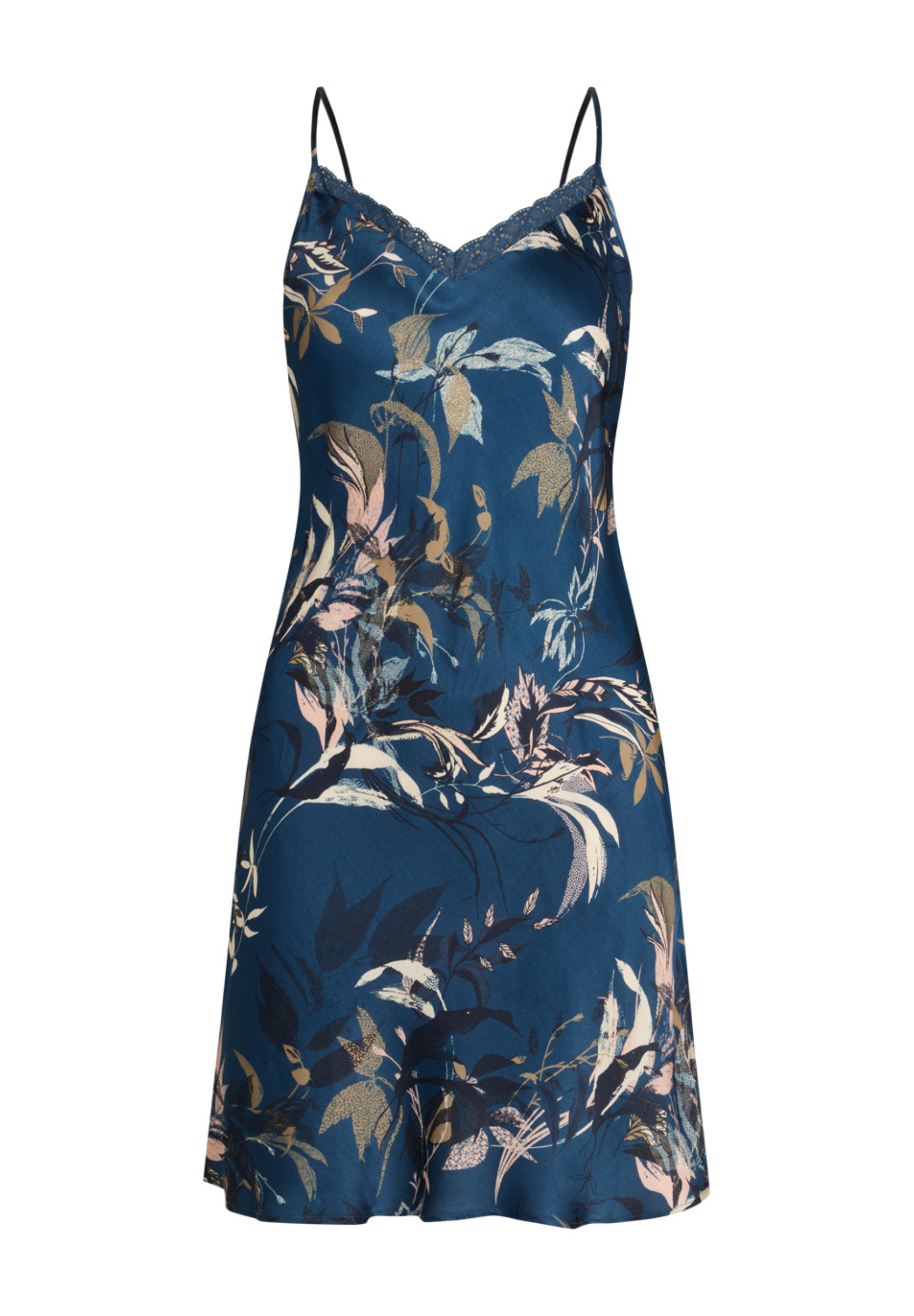 Jade Chemise Dress, Ensign Blue